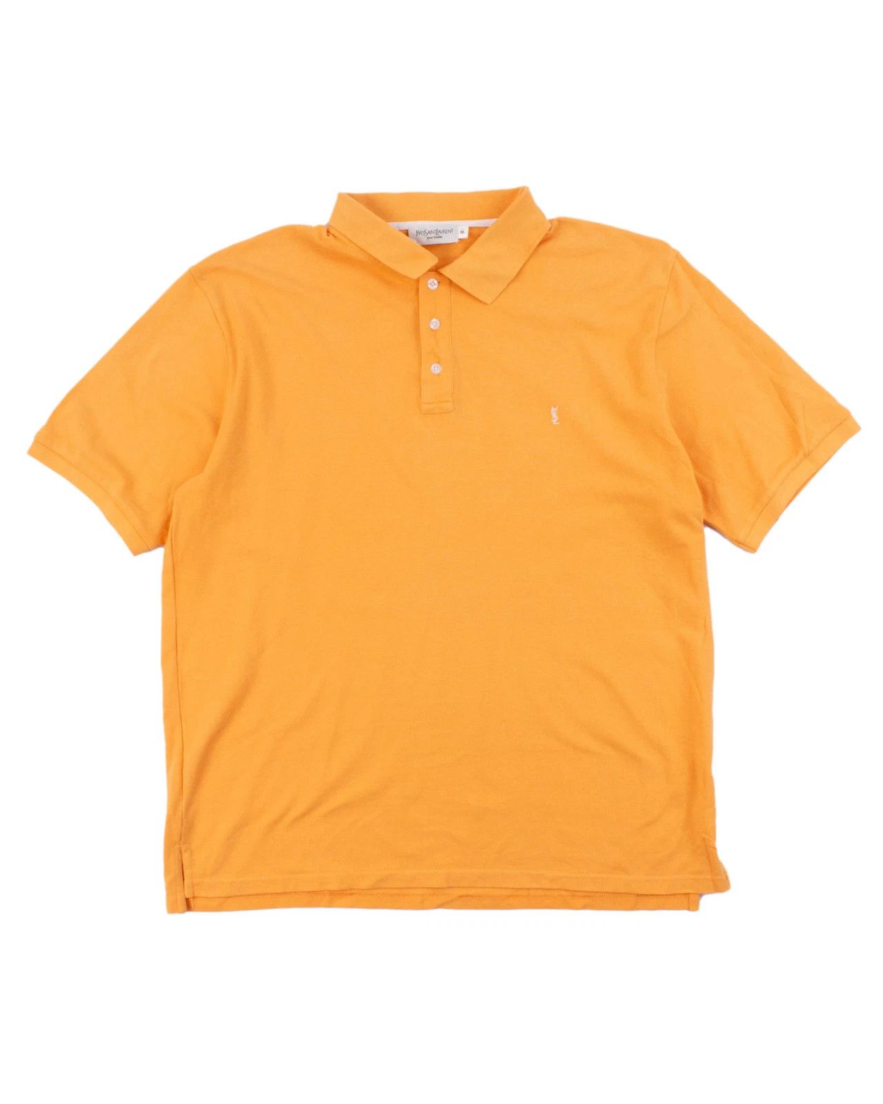 Yves Saint Laurent Yves Saint Laurent Vintage Orange Short Sleeve Polo Shirt Size US XXL / EU 58 / 5 - 1 Thumbnail