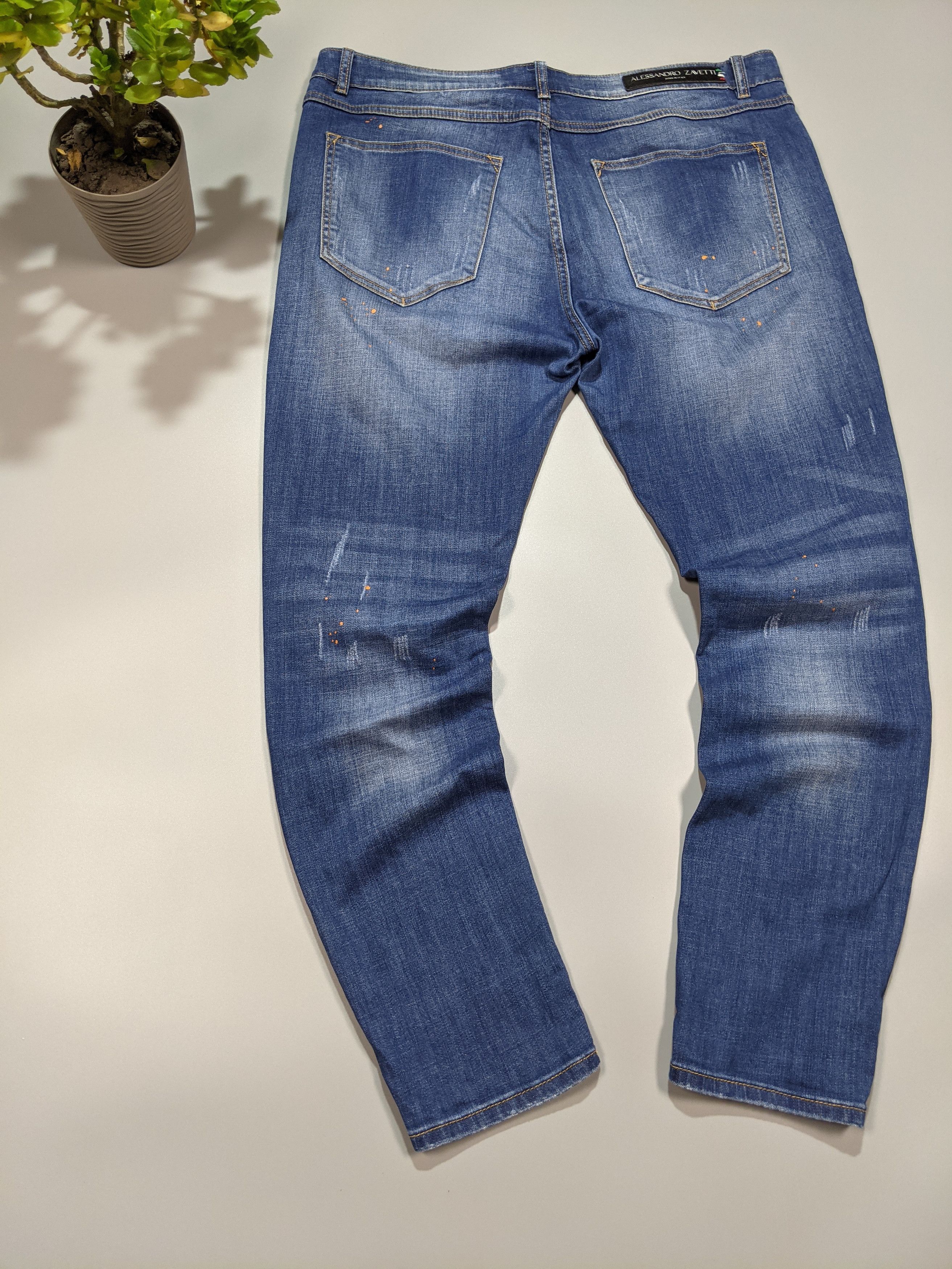 Japanese Brand ALESSANDRO ZAVETTI JEANS Men's Size W36 L32 Size US 36 / EU 52 - 5 Thumbnail
