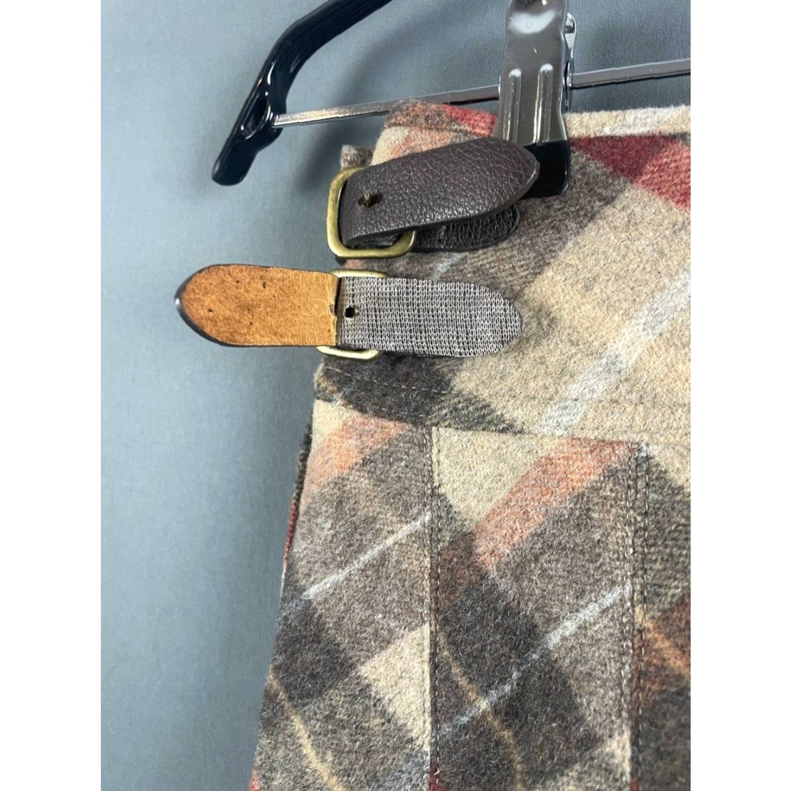 Polo Ralph Lauren Polo Ralph Lauren Skirt Women Midi Pleated Multicolor Plaid Wool Nylon Zip 2 Size 26" / US 2 / IT 38 - 6 Thumbnail
