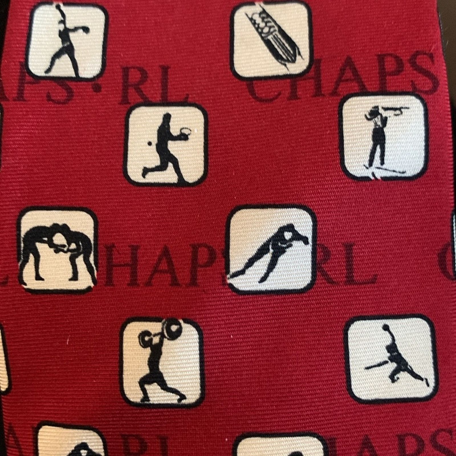 Chaps Ralph Lauren Chaps Ralph Lauren Olympic medals sports 100% silk twill tie Size ONE SIZE - 8 Thumbnail