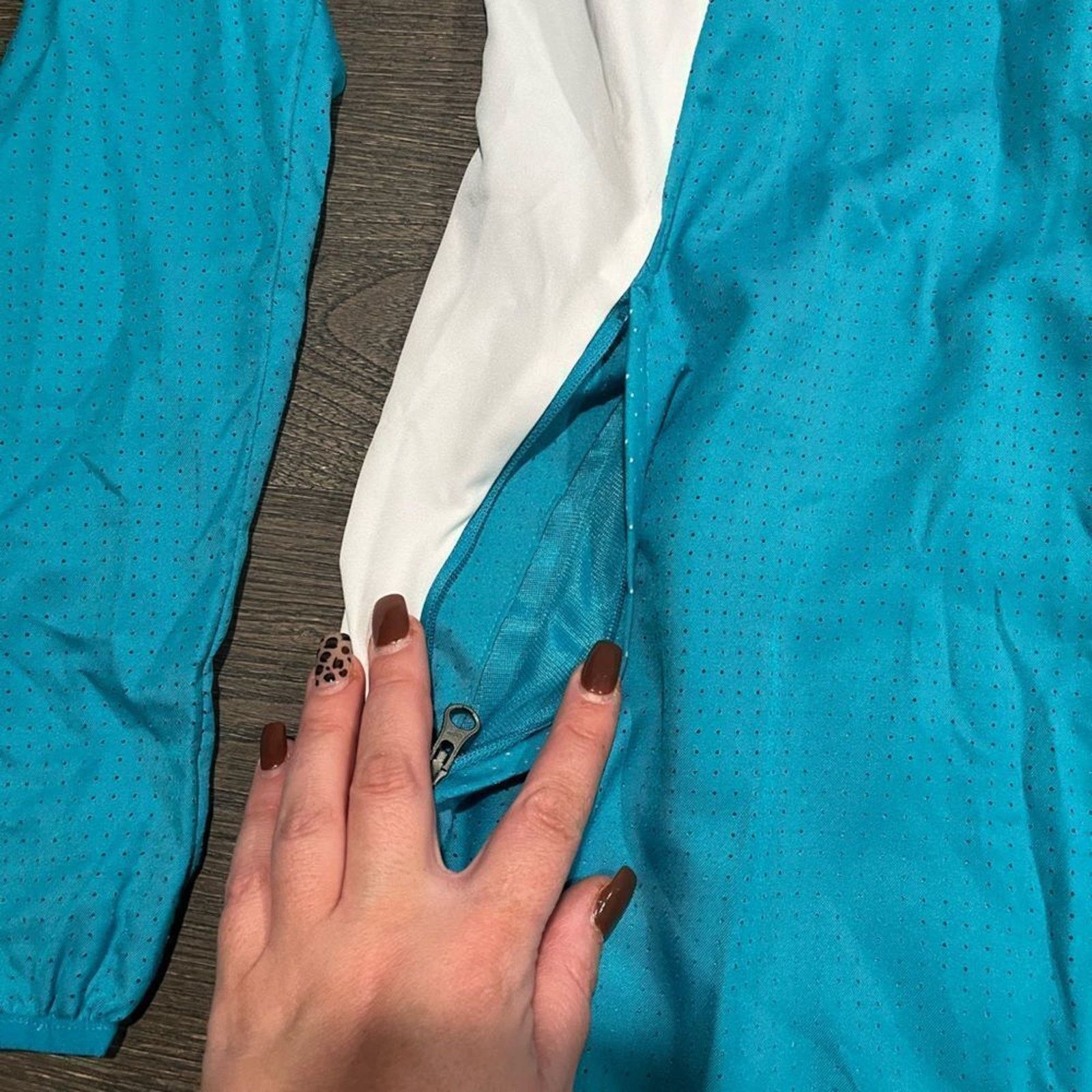 Nike NWT Nike Mens Teal Full Zip Dri-FIT Jacket - Size M Size US M / EU 48-50 / 2 - 7 Thumbnail