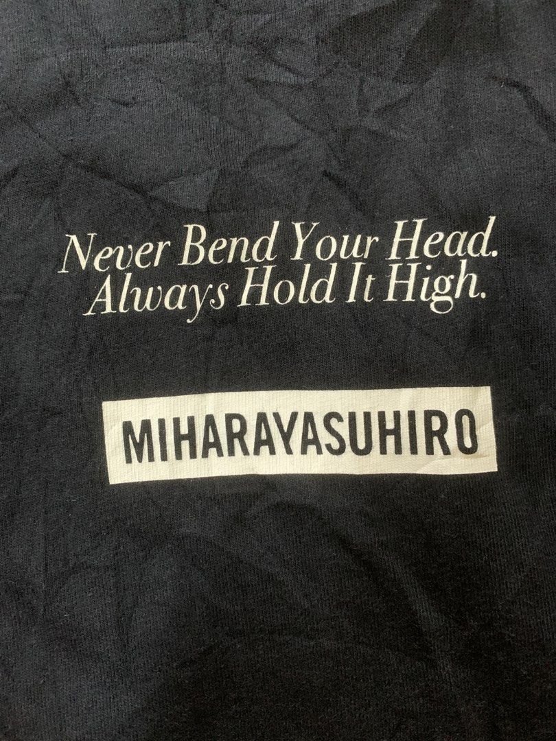 GU × Japanese Brand × Maison MIHARA YASUHIRO MIHARAYASUHIRO Mihara Yasuhiro Good Inspiration Sweatshirt Size US S / EU 44-46 / 1 - 4 Thumbnail