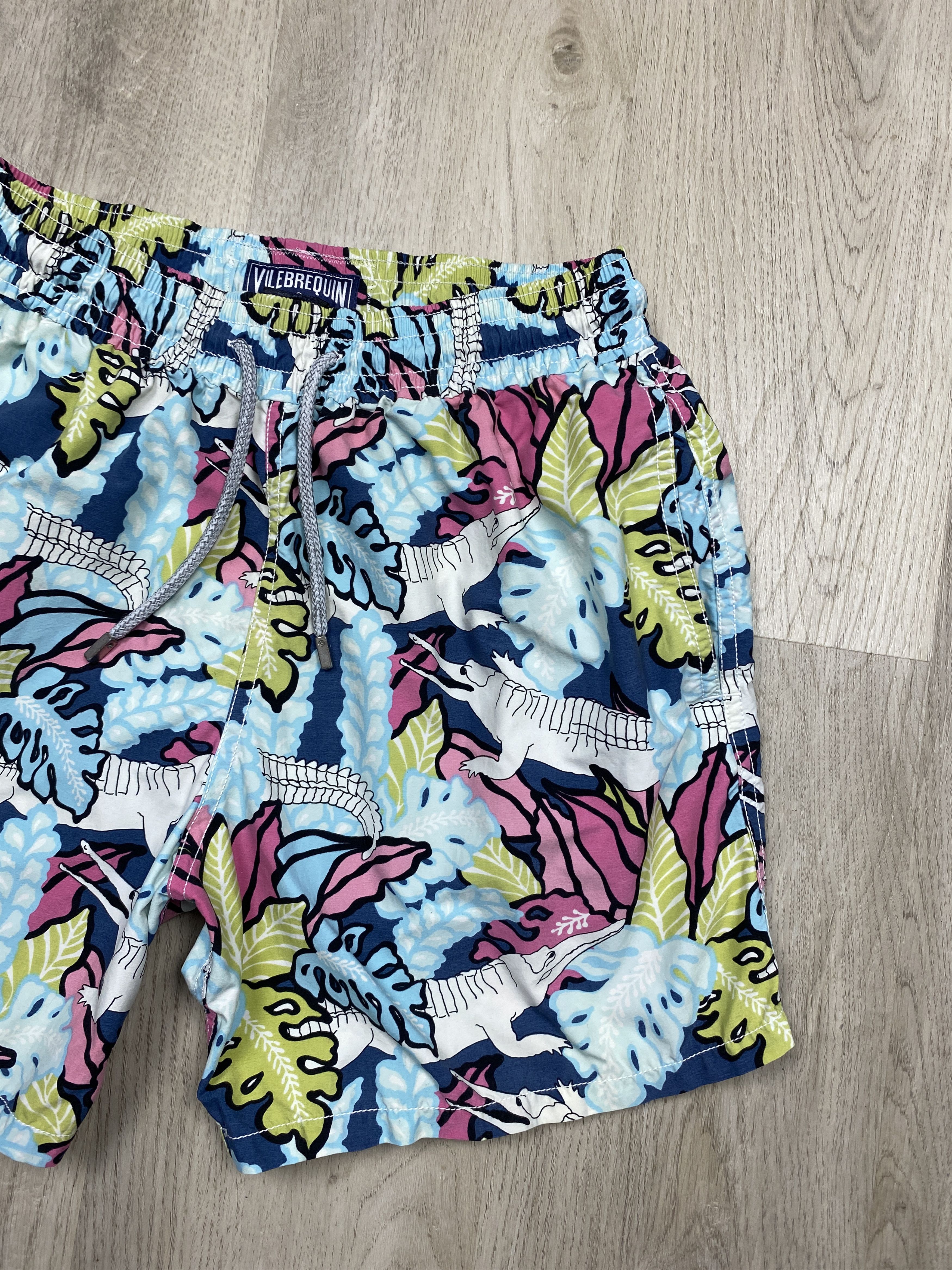 Vilebrequin × Vintage Vilebrequin Vintage Mens Nylon Swimming Shorts Y2K Size US 32 / EU 48 - 2 Thumbnail