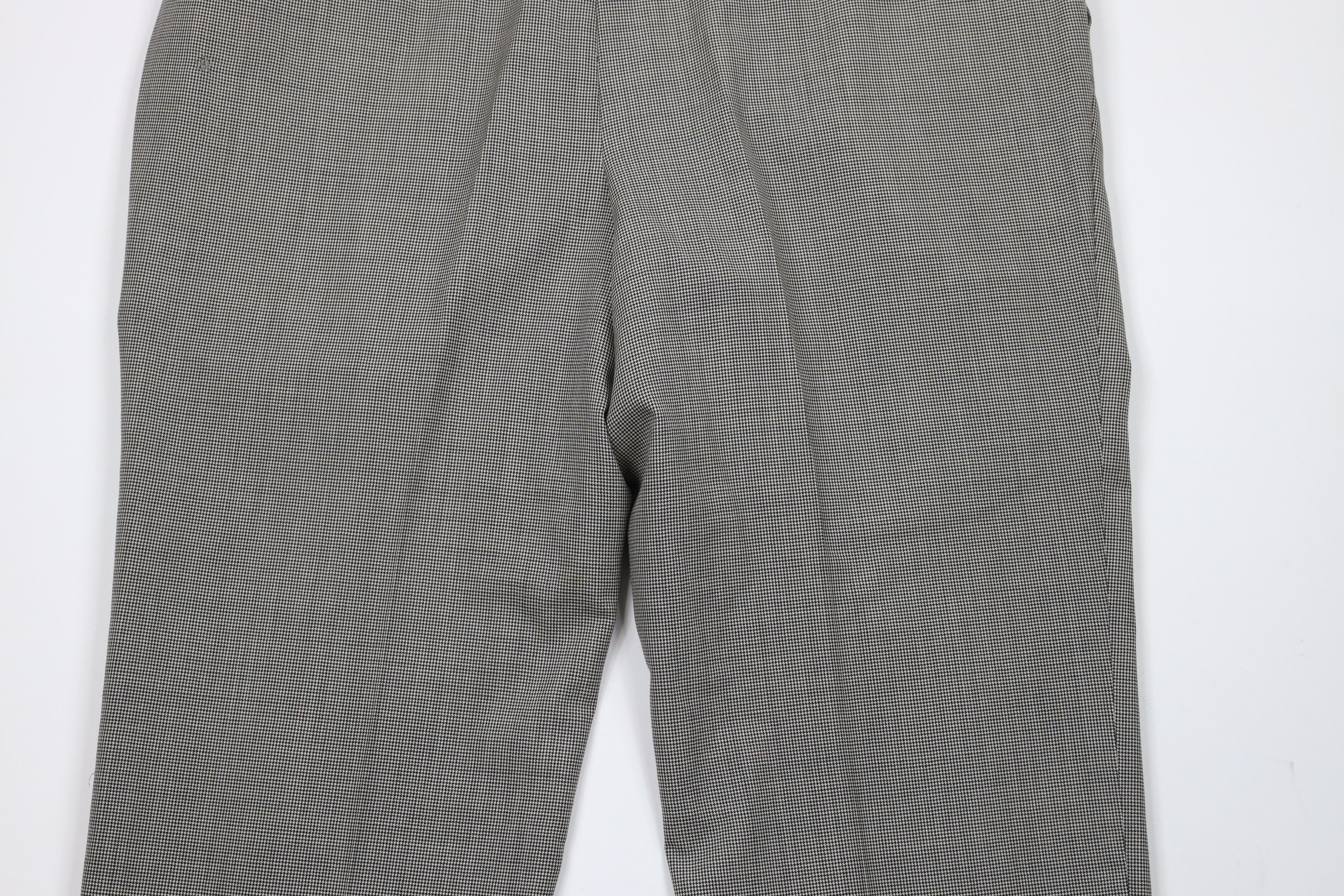 Ralph Lauren × Vintage Vintage 90s Chaps Ralph Lauren Wool Houndstooth Pants Size US 40 / EU 56 - 9 Thumbnail