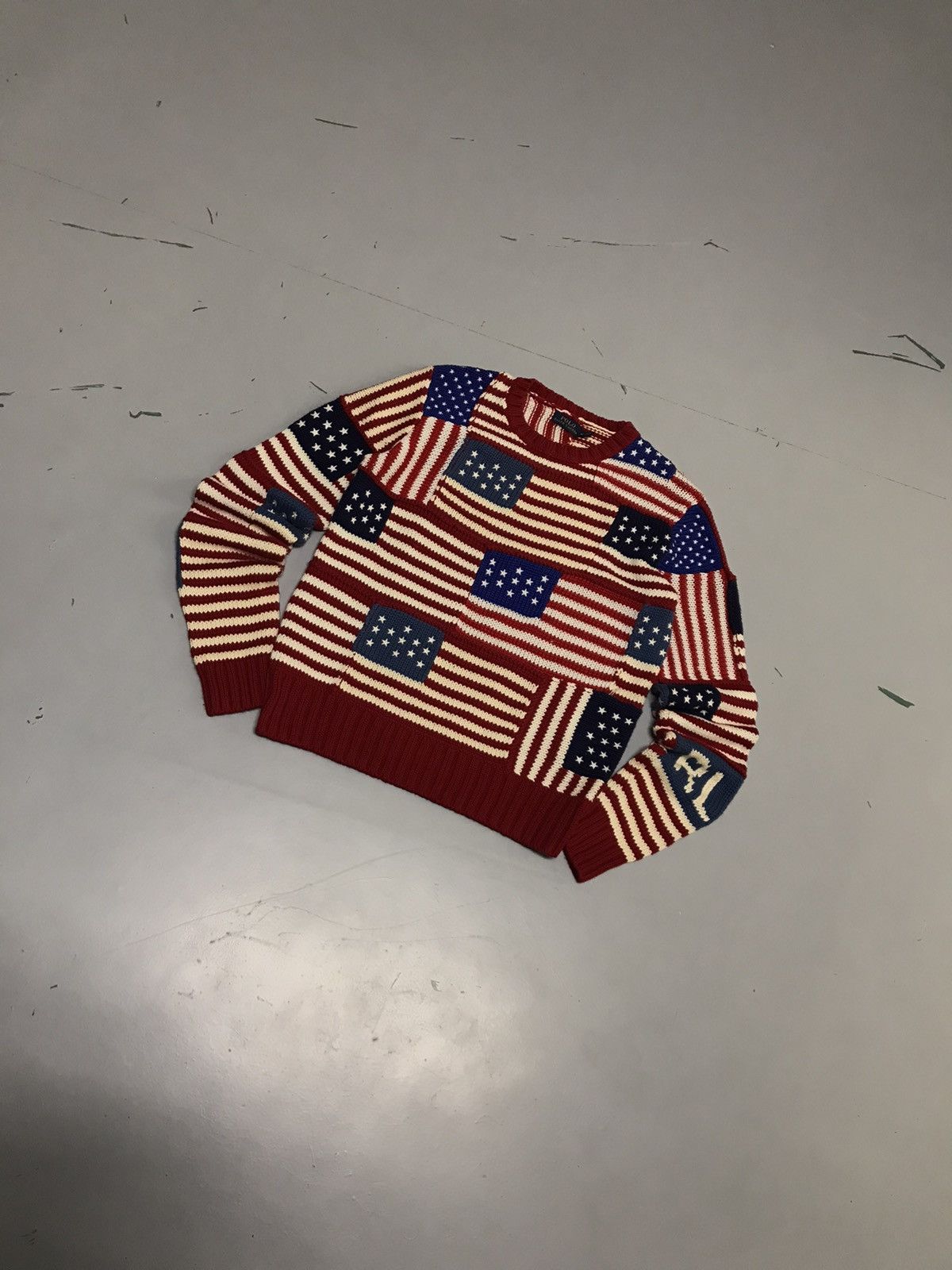 Polo Ralph Lauren Vintage polo Ralph Lauren flag sweater Size US XXS / EU 40 - 3 Thumbnail