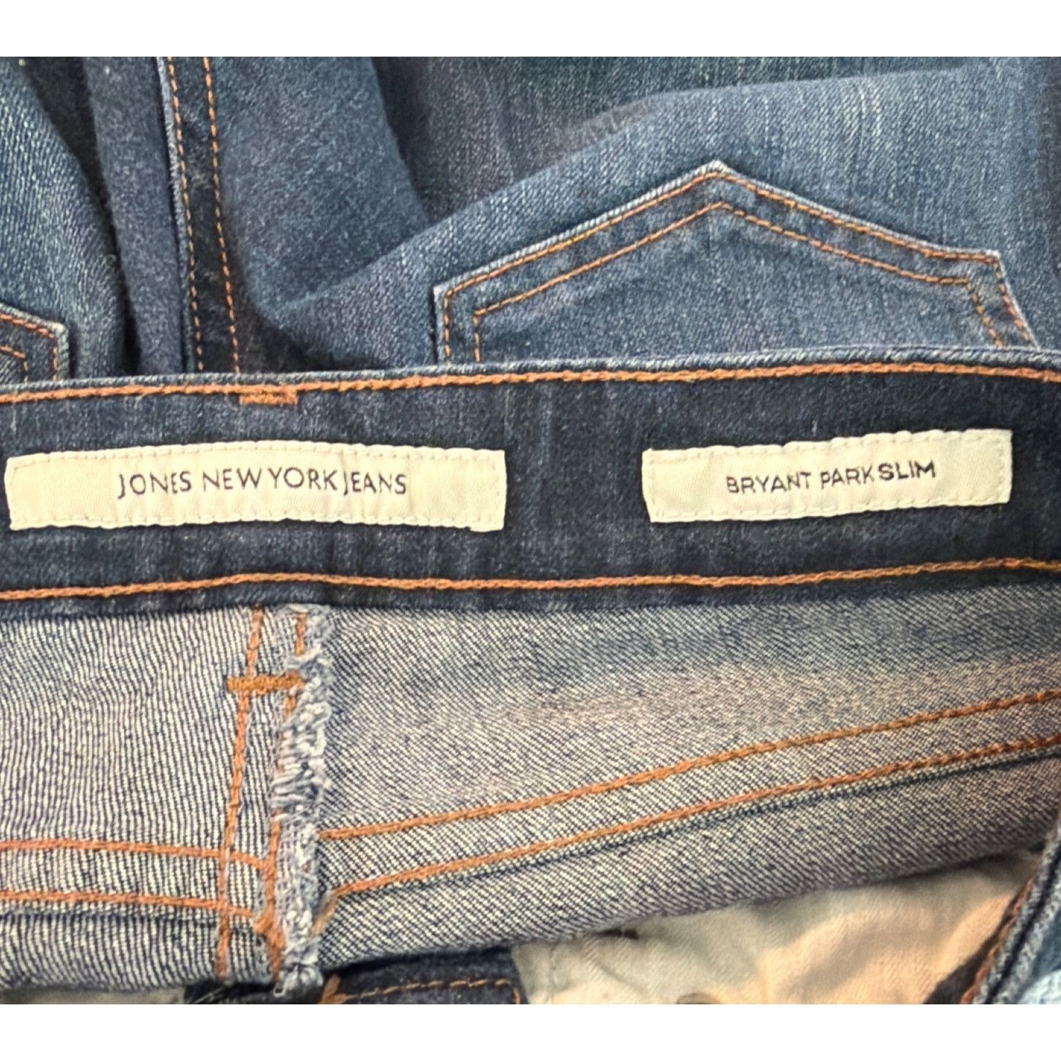 Jones New York Jones New York Bryant Park Slim Jeans Blue Denim Missy Size Size 26" / US 2 / IT 38 - 4 Thumbnail