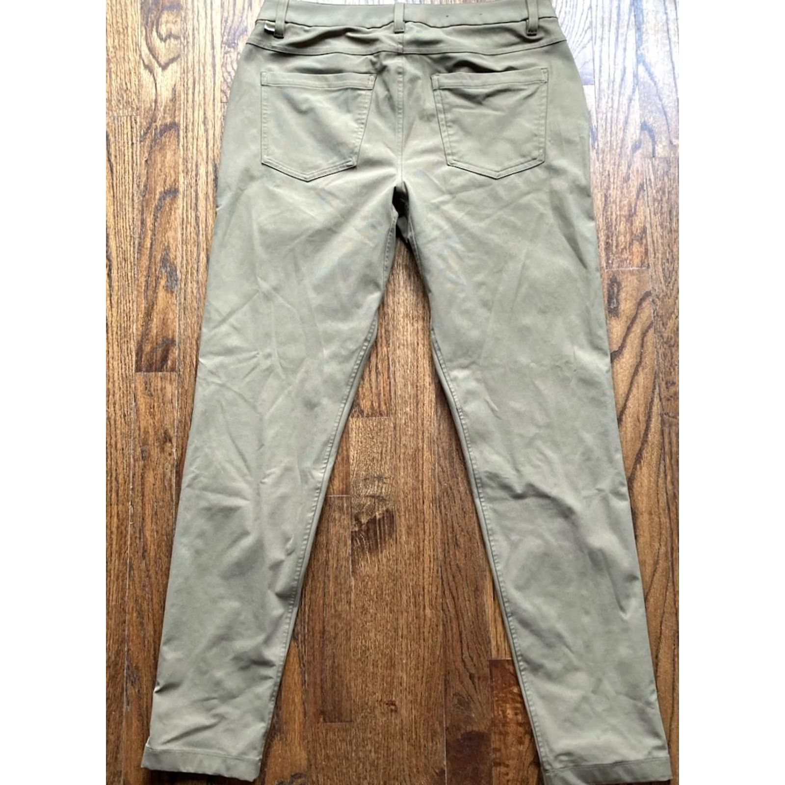 Lululemon Lululemon ABC Slim Fit 5-Pocket Pants Mens 31x31 Beige Chino Straight 5-Pocket Logo Zipper Flat Front Classic Regular Size US 31 - 7 Thumbnail