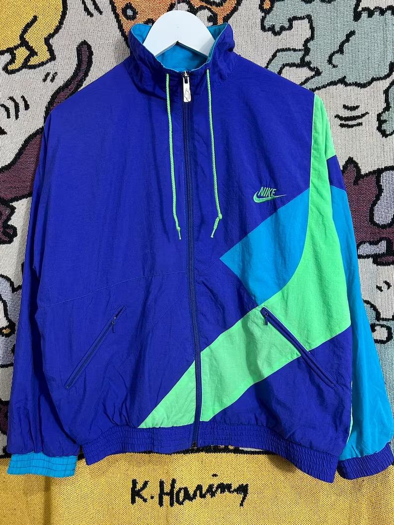 Nike Vintage 90s Nike Jacket size M Size US M / EU 48-50 / 2 - 1 Thumbnail