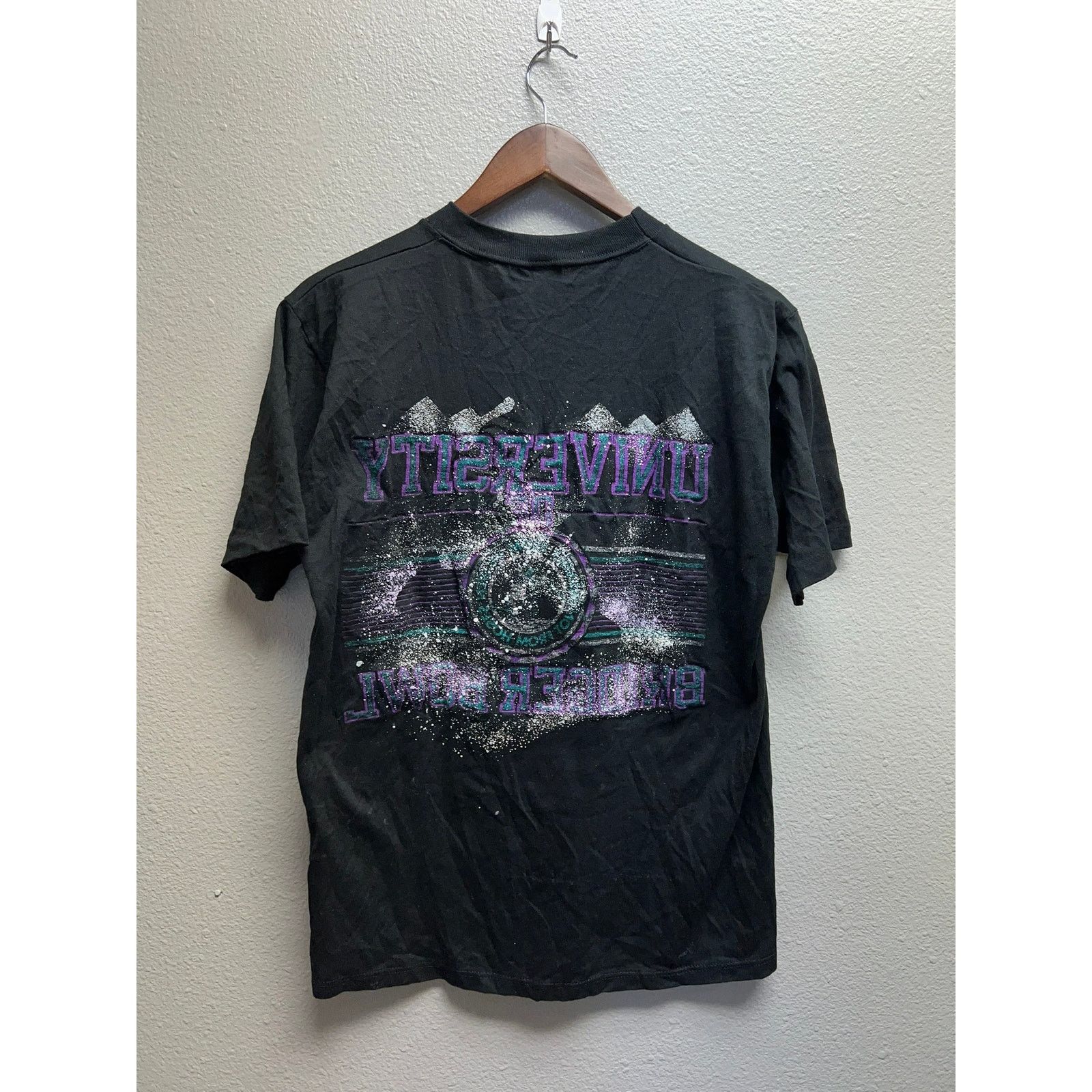 Jerzees Vintage Test Print Shirt Steamboat Ski Graphic L Black Tee Size US L / EU 52-54 / 3 - 8 Thumbnail