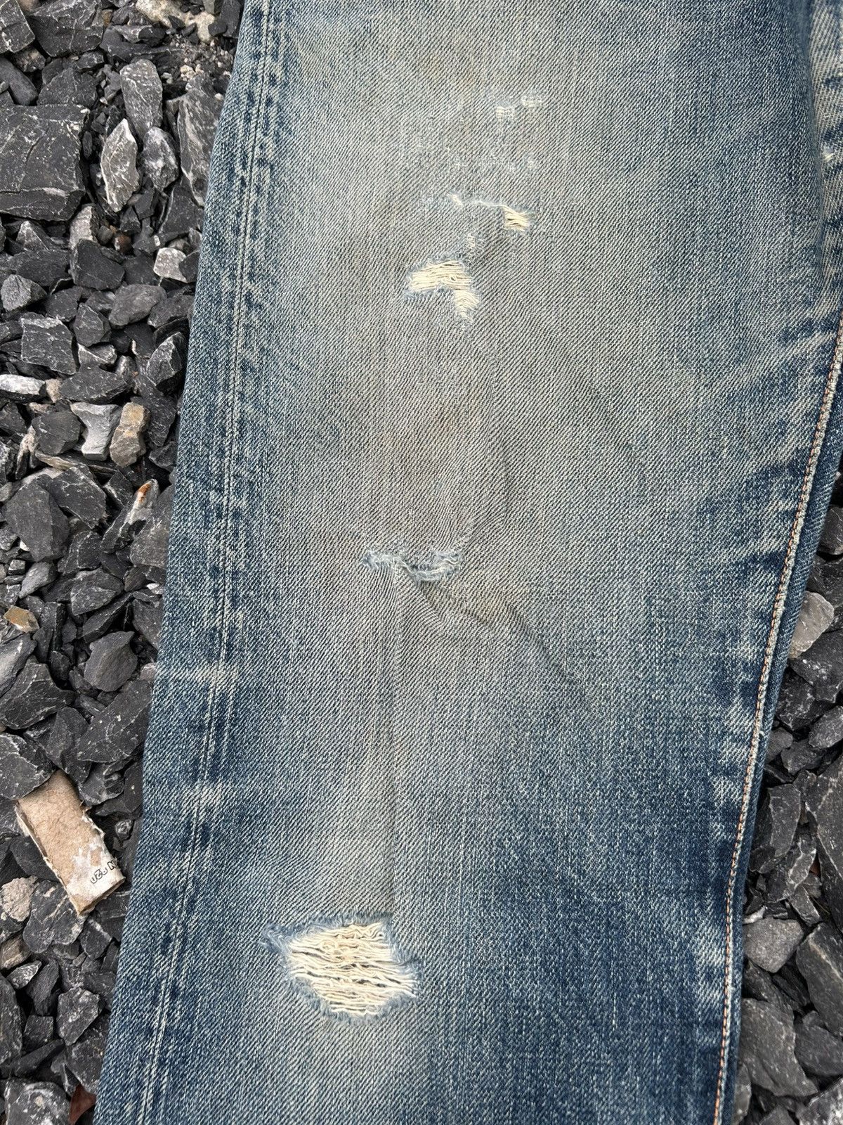 Japanese Brand × Kapital × Vintage Evisu Selvedge Distressed Japanese Denim Jeans Size US 29 - 13 Thumbnail