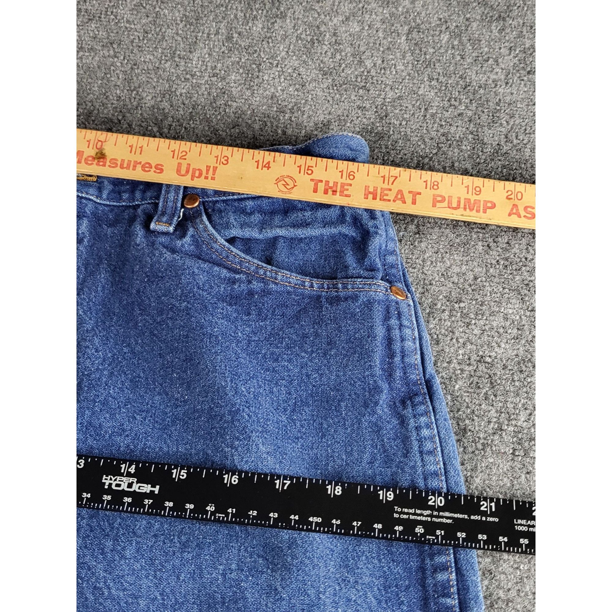 Wrangler Wrangler Jeans Men Sz 36X34 13MMZ Blue Denim Straight Leg Co Size US 40 / EU 56 - 7 Thumbnail
