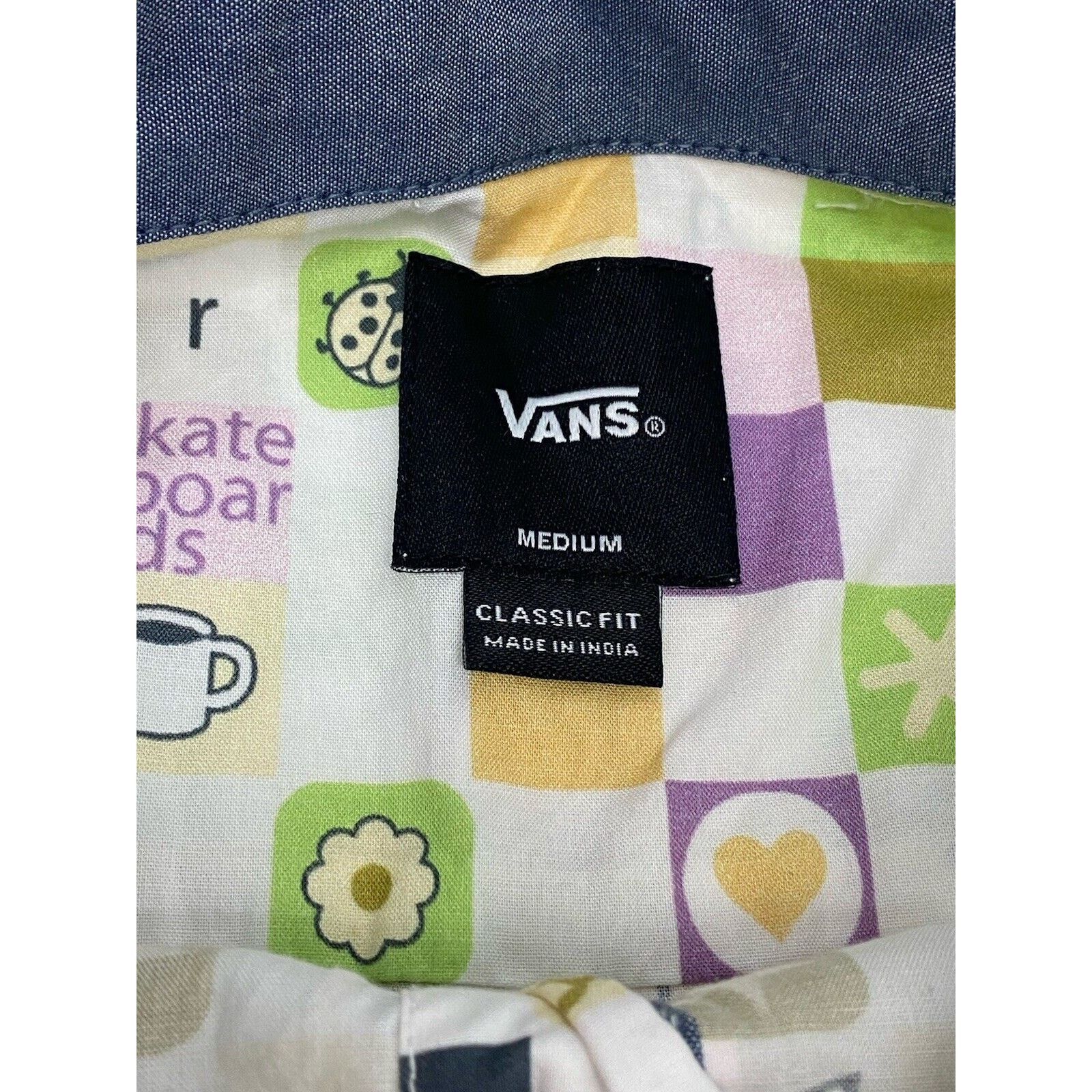Vans Vans Frog Skateboards Short Sleeve Button Shirt Checkerboard Size US M / EU 48-50 / 2 - 6 Thumbnail