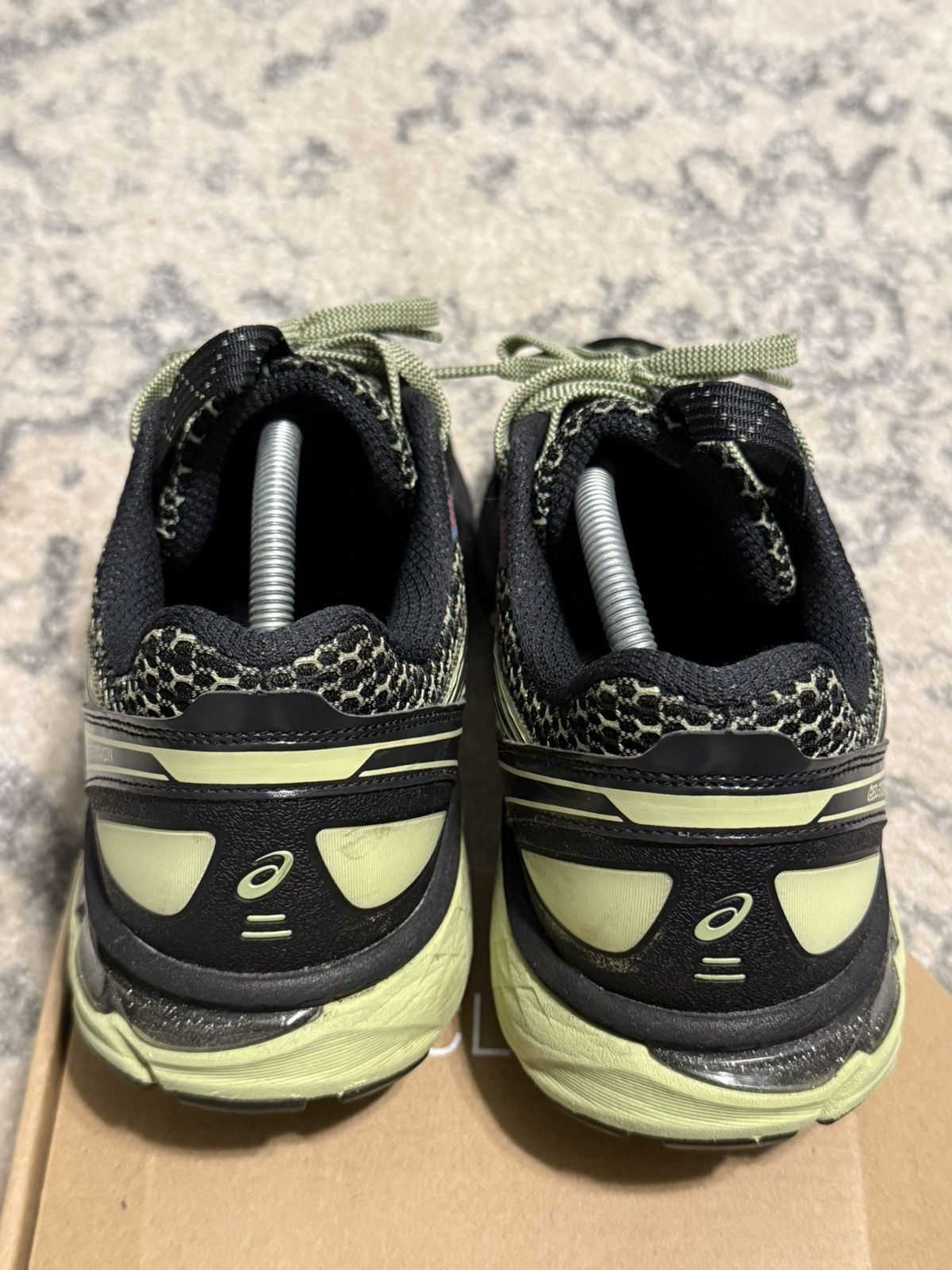 Asics × Kiko Kostadinov Asics x Kiko US4-S Gel Terrain black neon lime Size US 10.5 / EU 43-44 - 6 Thumbnail