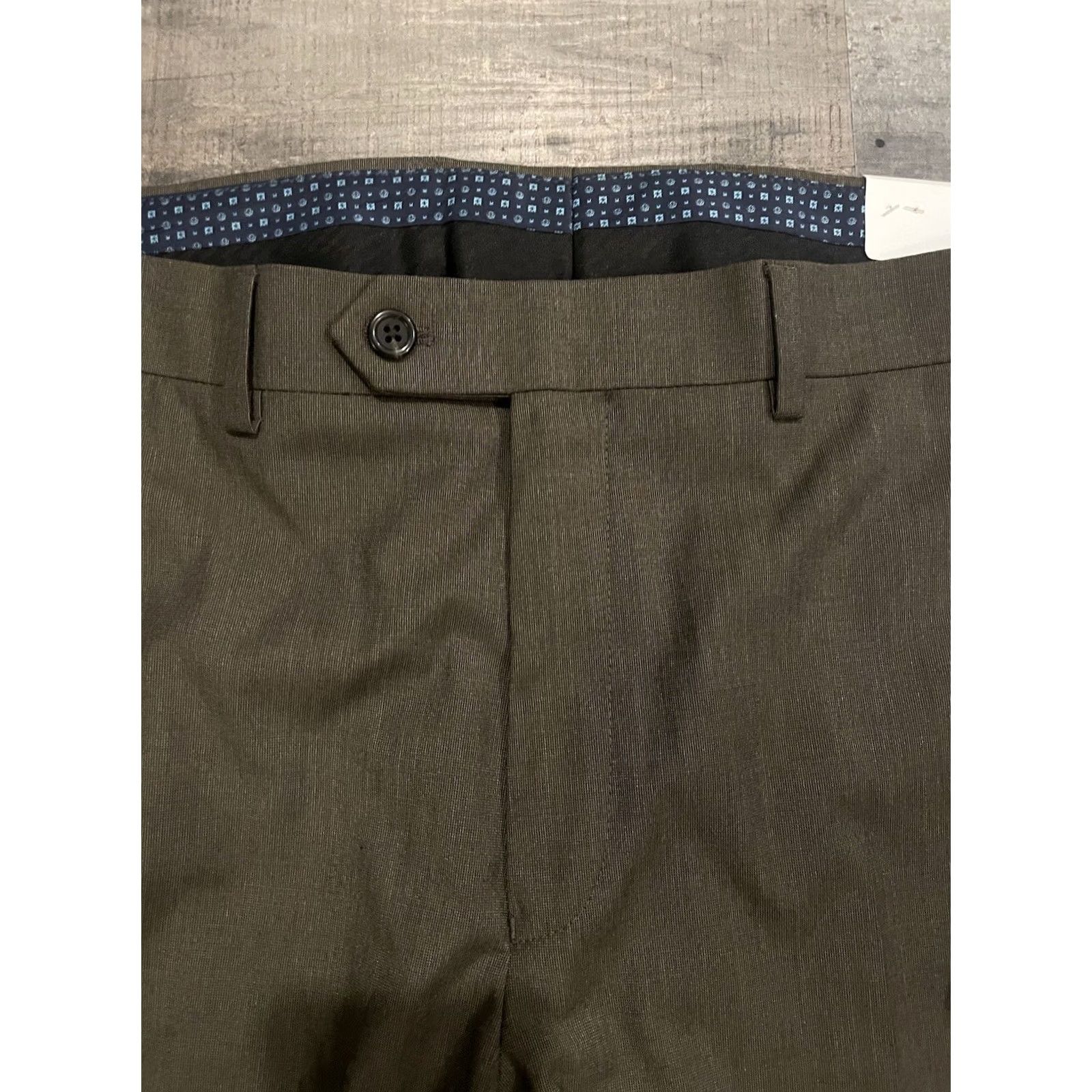 Ralph Lauren Lauren Ralph Lauren Classic-Fit Ultraflex Pant Brown 36x30 NWT Dress Pants Men Brown Check Polyester Viscose Ultraflex NWT F56 Size US 36 / EU 52 - 4 Thumbnail