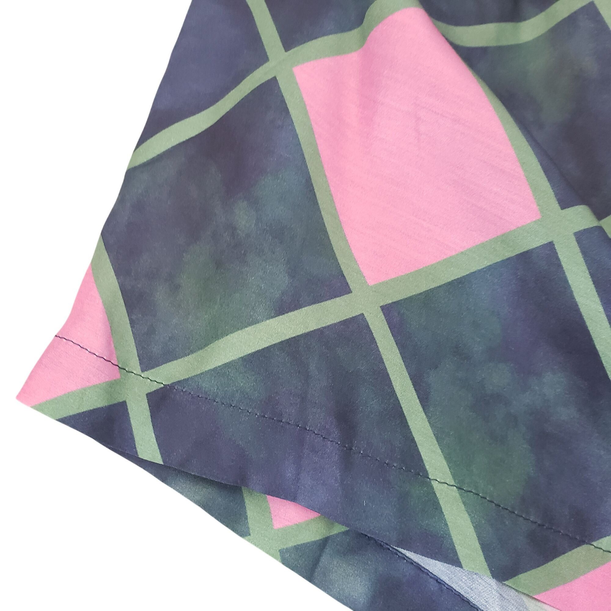Ahluwalia NEW Ahluwalia Patel Cutout Draped Printed Satin Mini Skirt Size 36" / US 14 / IT 50 - 4 Thumbnail