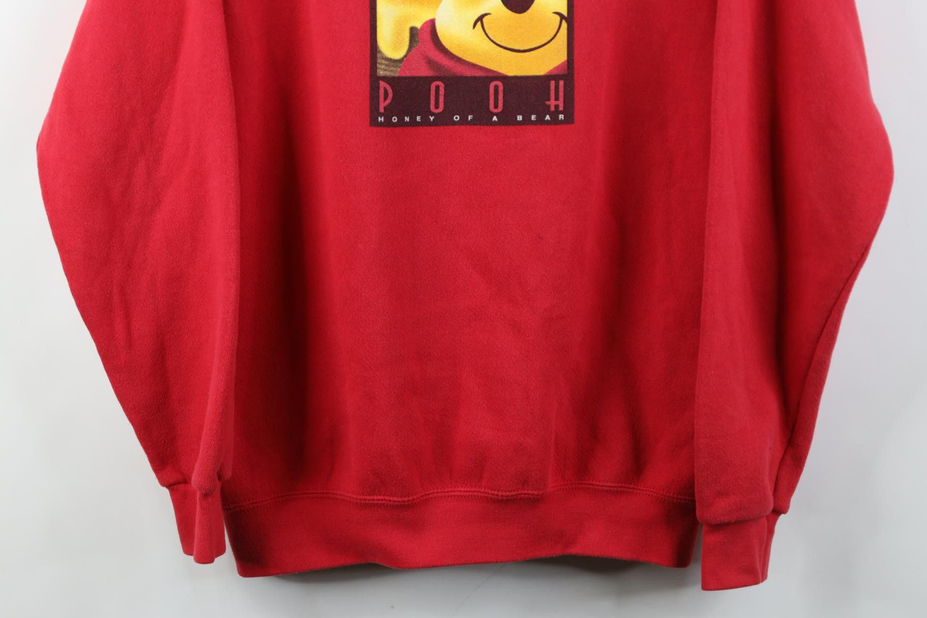 Disney Vintage 90s Disney Winnie the Pooh Crewneck Sweatshirt Red Size M / US 6-8 / IT 42-44 - 3 Thumbnail