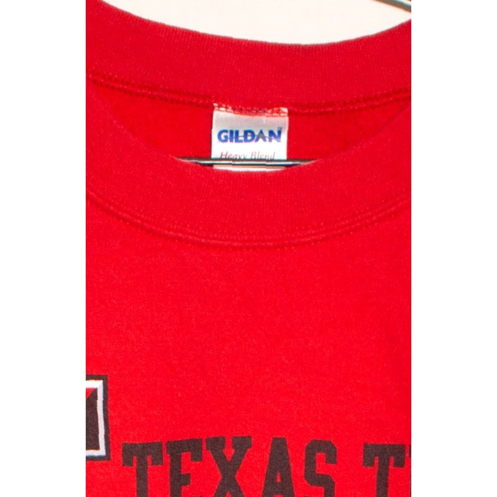 Gildan VINTAGE Texas Tech Red Raiders Sweatshirt Red Large Shirt Mens Size US L / EU 52-54 / 3 - 3 Thumbnail