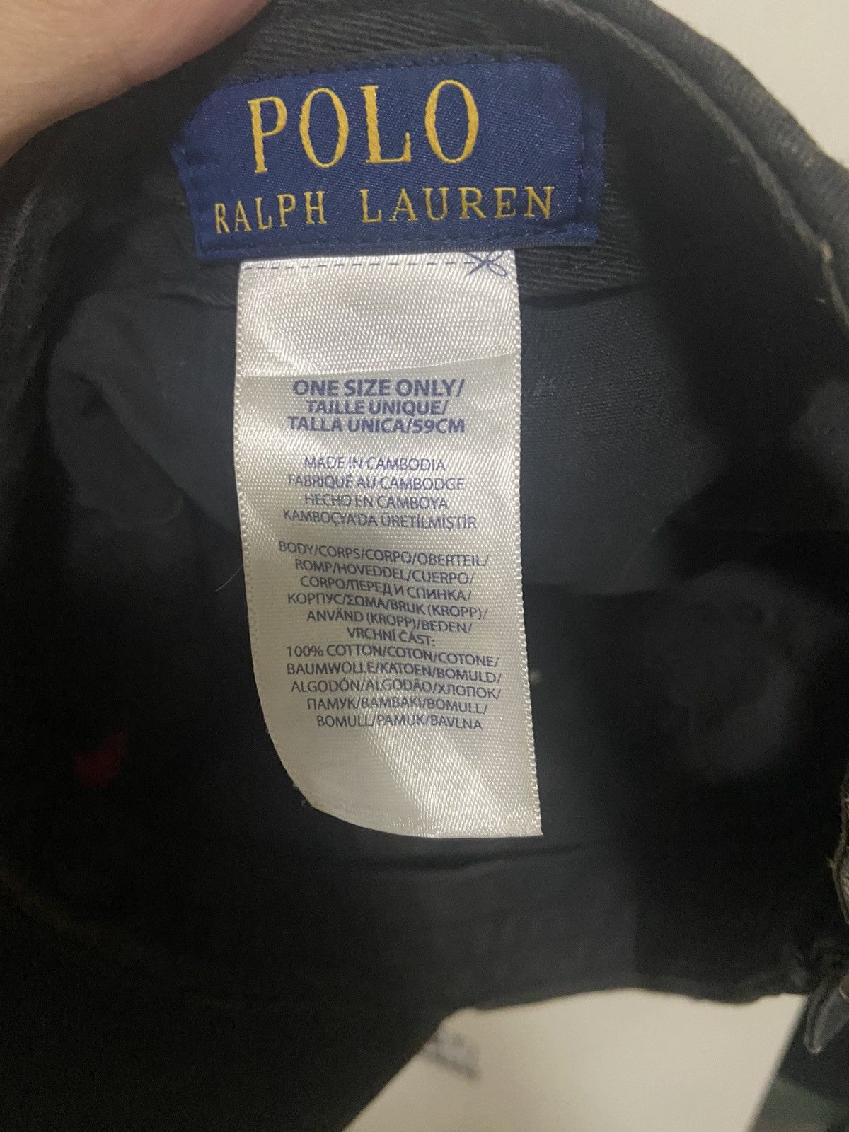 Polo Ralph Lauren × Vintage Polo faded cap Size ONE SIZE - 4 Thumbnail