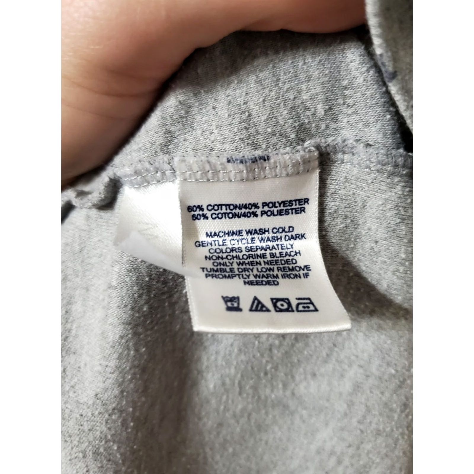 Tommy Hilfiger Tommy Hilfiger Sleepwear Women's Sleep Shirt Henley Long Sleeve Gray Star AOP Logo Nightgown S Size ONE SIZE - 4 Thumbnail