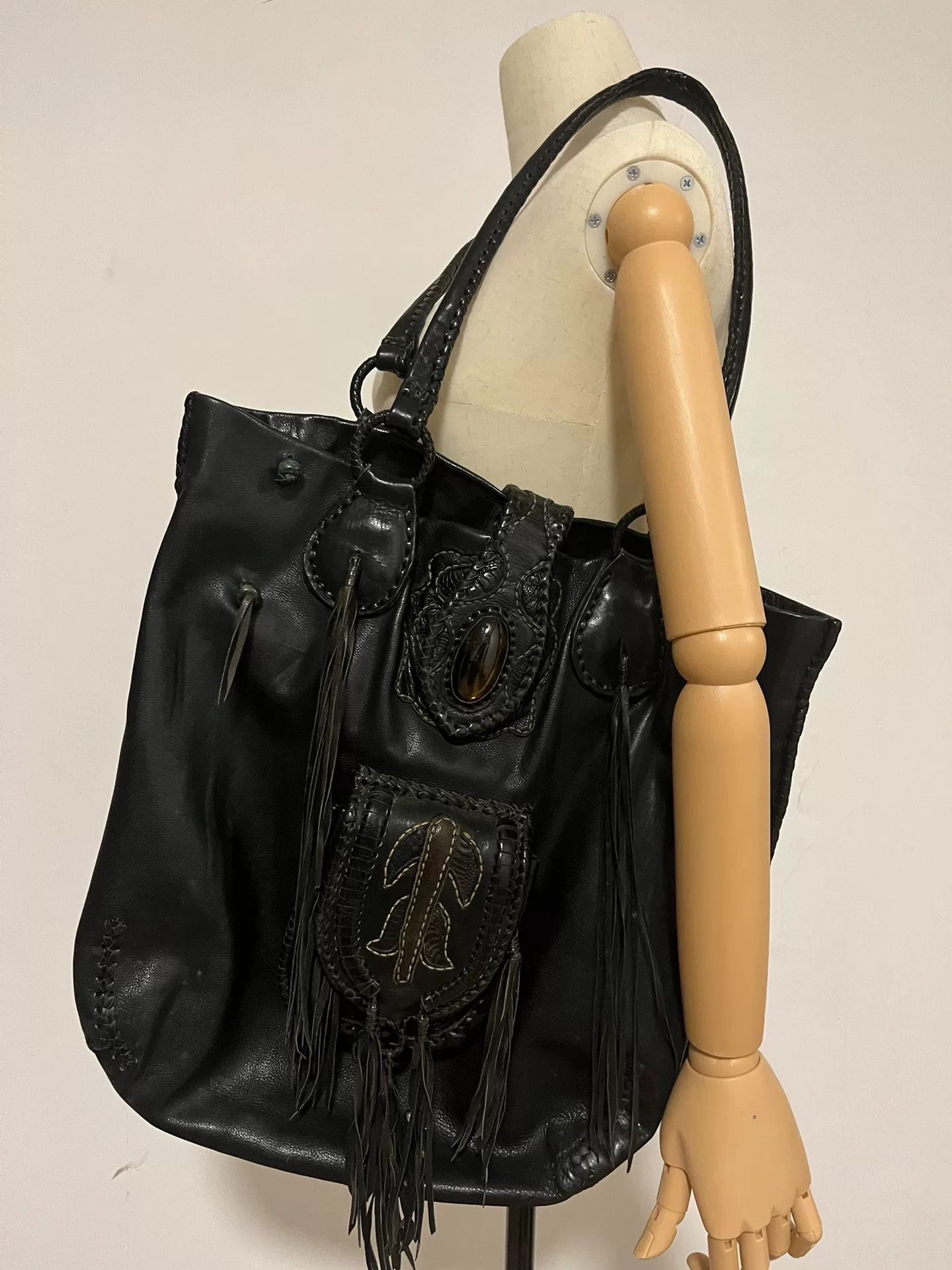 Share Spirit Homme Share Spirit Ethnic Tassel Amber Tote Size ONE SIZE - 1 Thumbnail