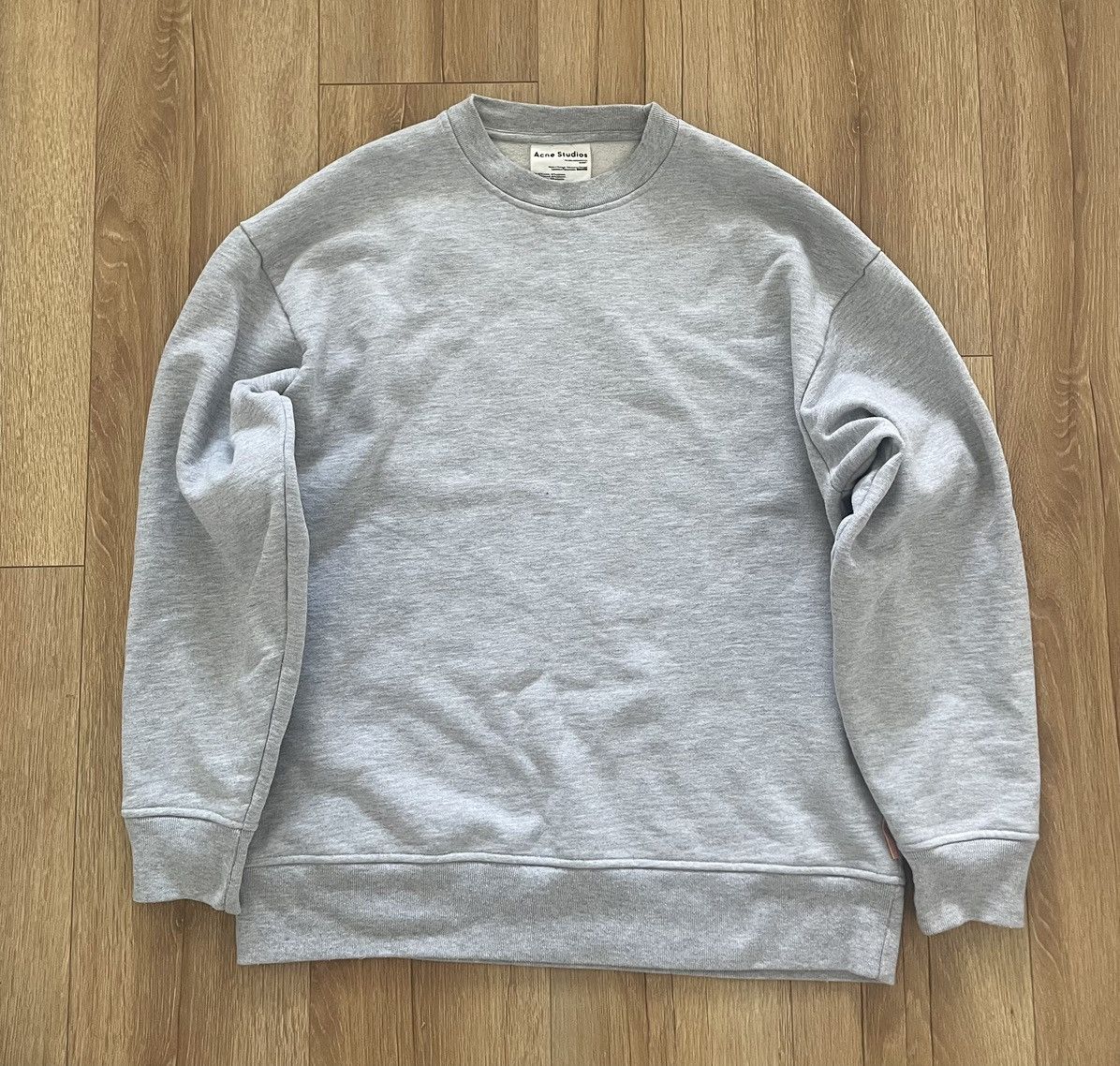 Acne Studios Acne Studios Grey Crewneck Sweatshirt Old Money Size US M / EU 48-50 / 2 - 1 Thumbnail