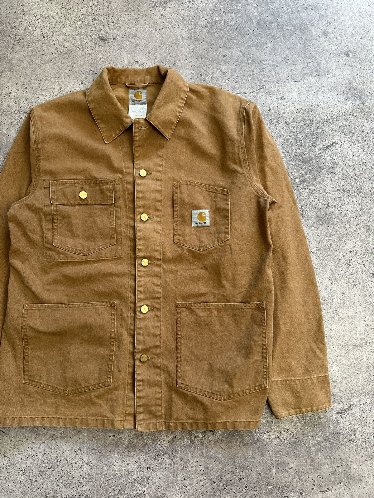 Carhartt Vintage Carhartt OG Chore Jacket Beige Y2K Archival Rare Size US XL / EU 56 / 4 - 8 Thumbnail