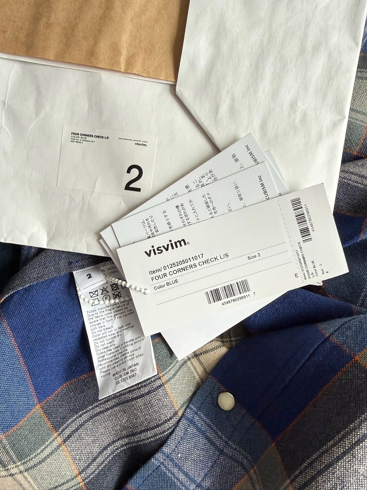 Visvim VISVIM 25AW FOUR CORNERS CHECK SHIRT CARDIGAN Size US M / EU 48-50 / 2 - 9 Thumbnail