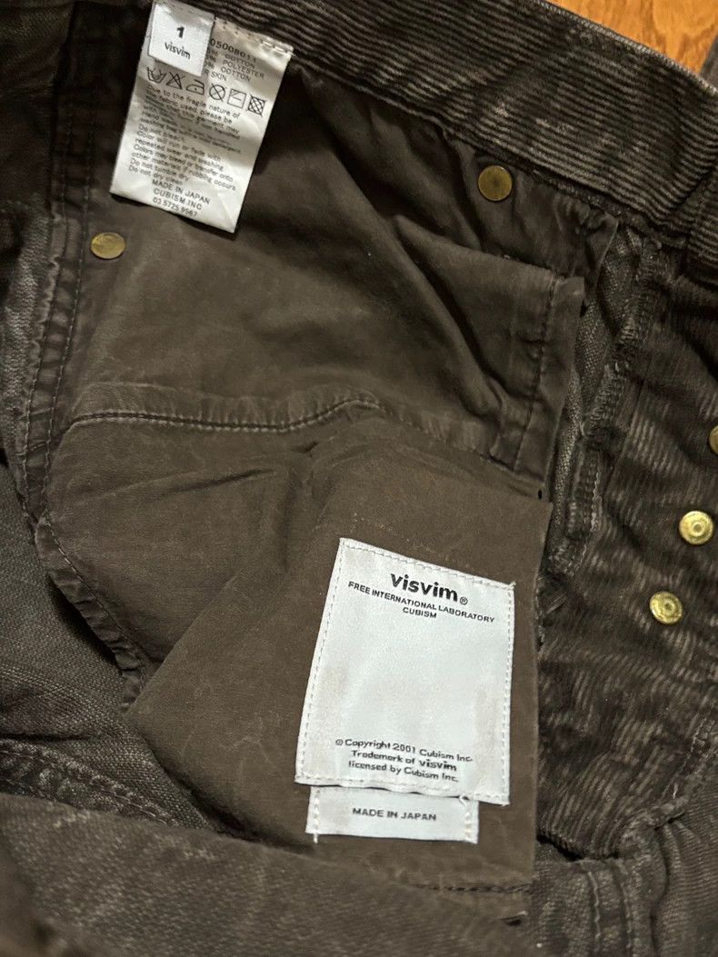 Visvim visvim size 1 Mud dyed corduroy trousers Size US 28 / EU 44 - 7 Thumbnail