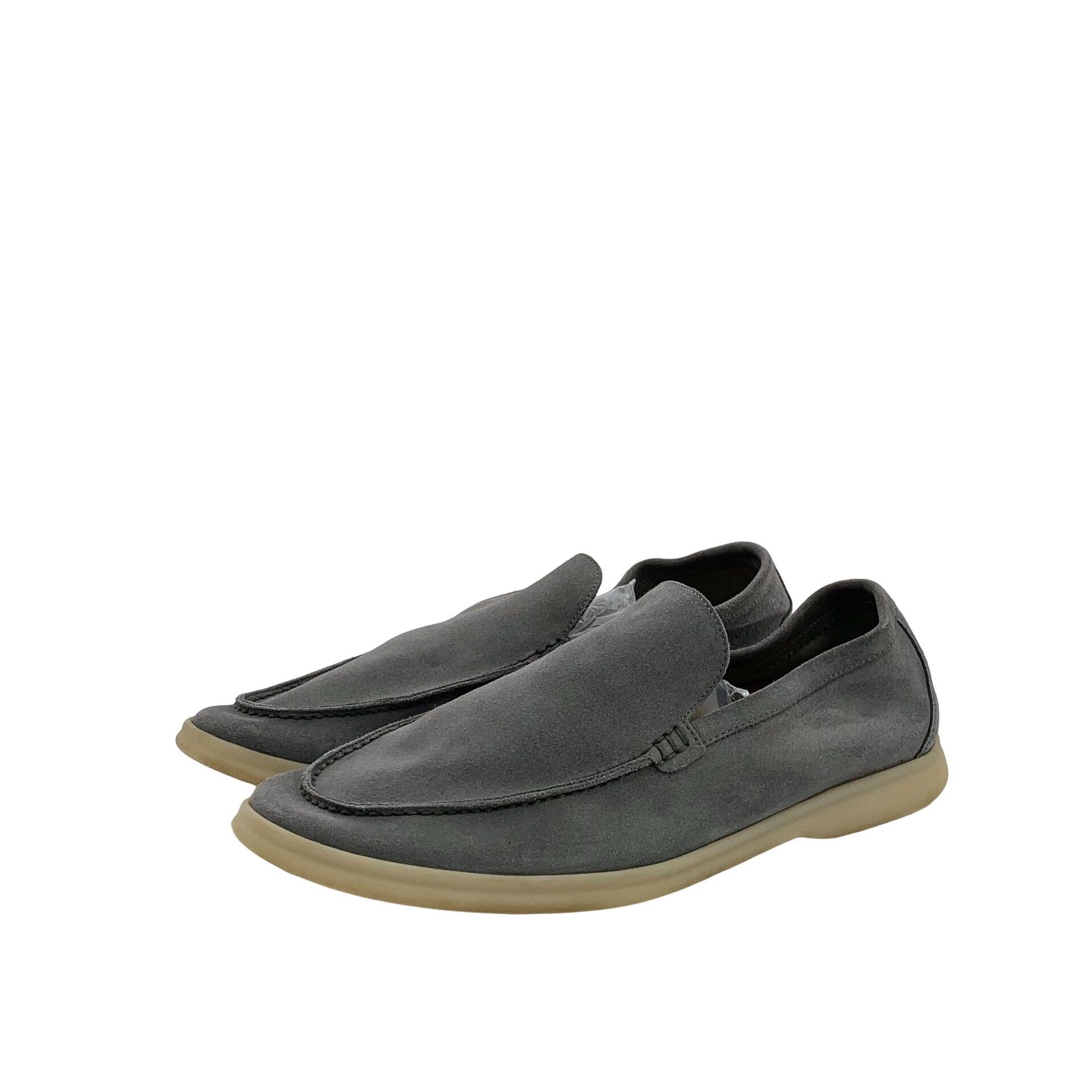 Loro Piana Loro Piana Gray Suede Summer Walk Loafers 44 Size US 11 / EU 44 - 1 Thumbnail