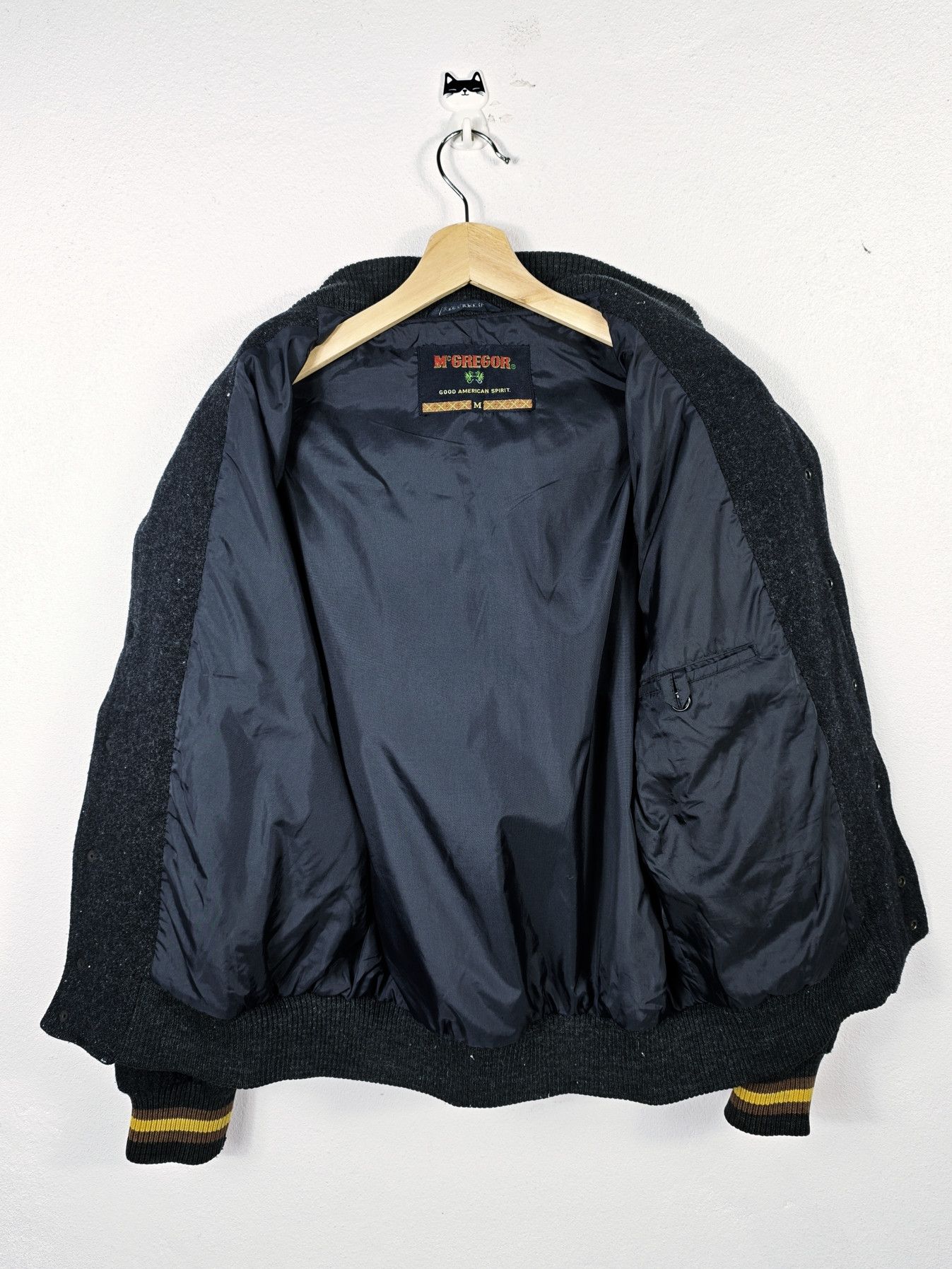 McGregor Vintage 90s McGregor Wool Letterman Varsity Bomber Jacket Size US M / EU 48-50 / 2 - 8 Thumbnail