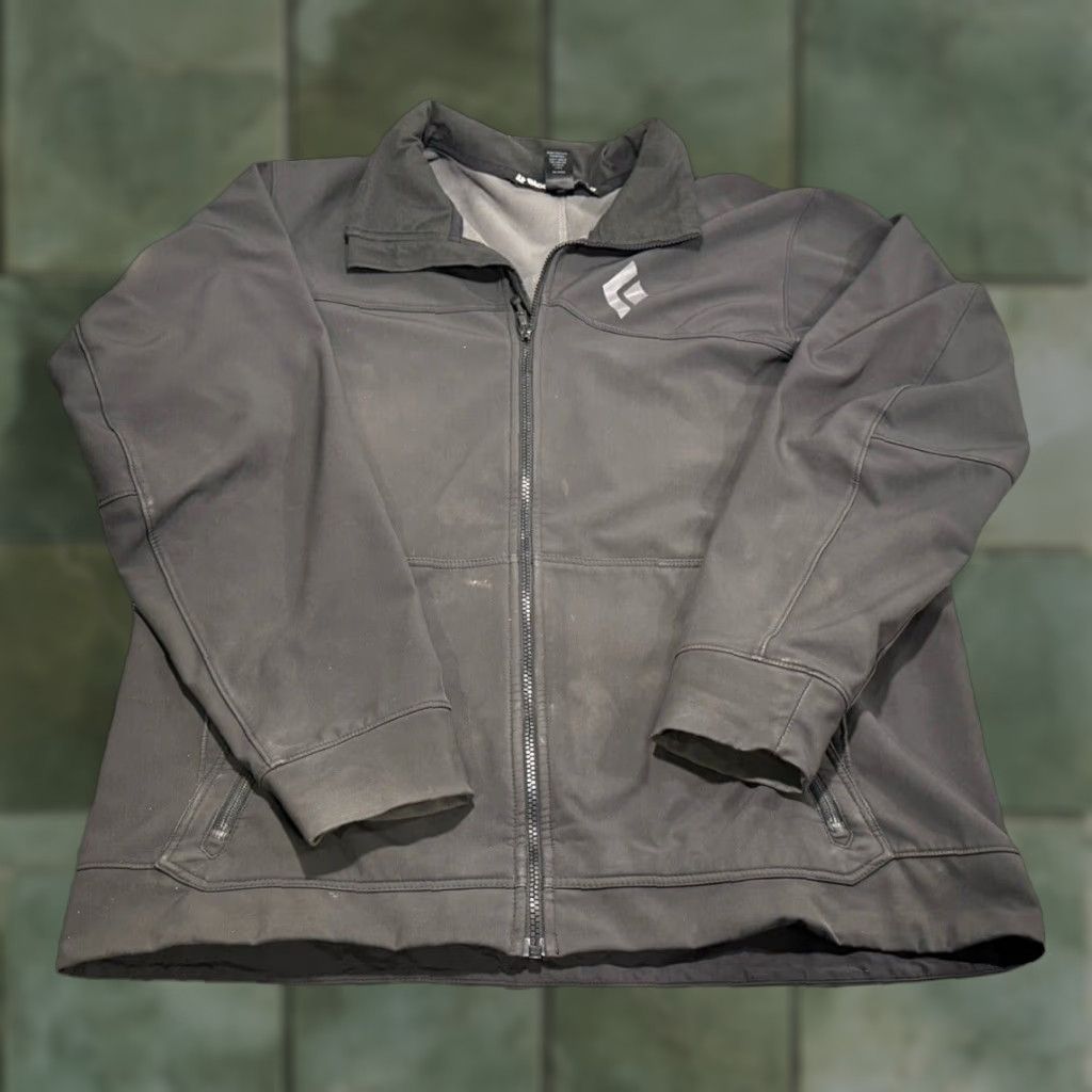 Black Diamond BLACK DIAMOND Softshell Jacket Mens XL Gray Polartec Windbloc Outdoor Size US XL / EU 56 / 4 - 1 Thumbnail