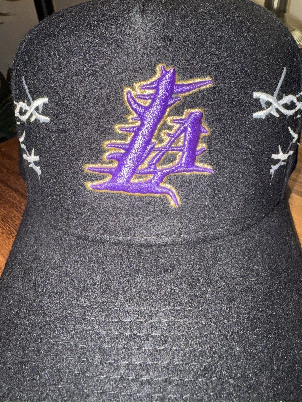 Other Kill the Hype - KTHLA Lakers Thorn Wool Snapback Size ONE SIZE - 3 Thumbnail