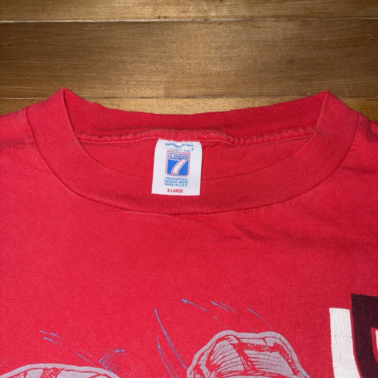 Logo 7 × Vintage Vintage New Jersey Devils logo NHL Hockey logo 7 T-Shirt 90s Size US XL / EU 56 / 4 - 3 Thumbnail
