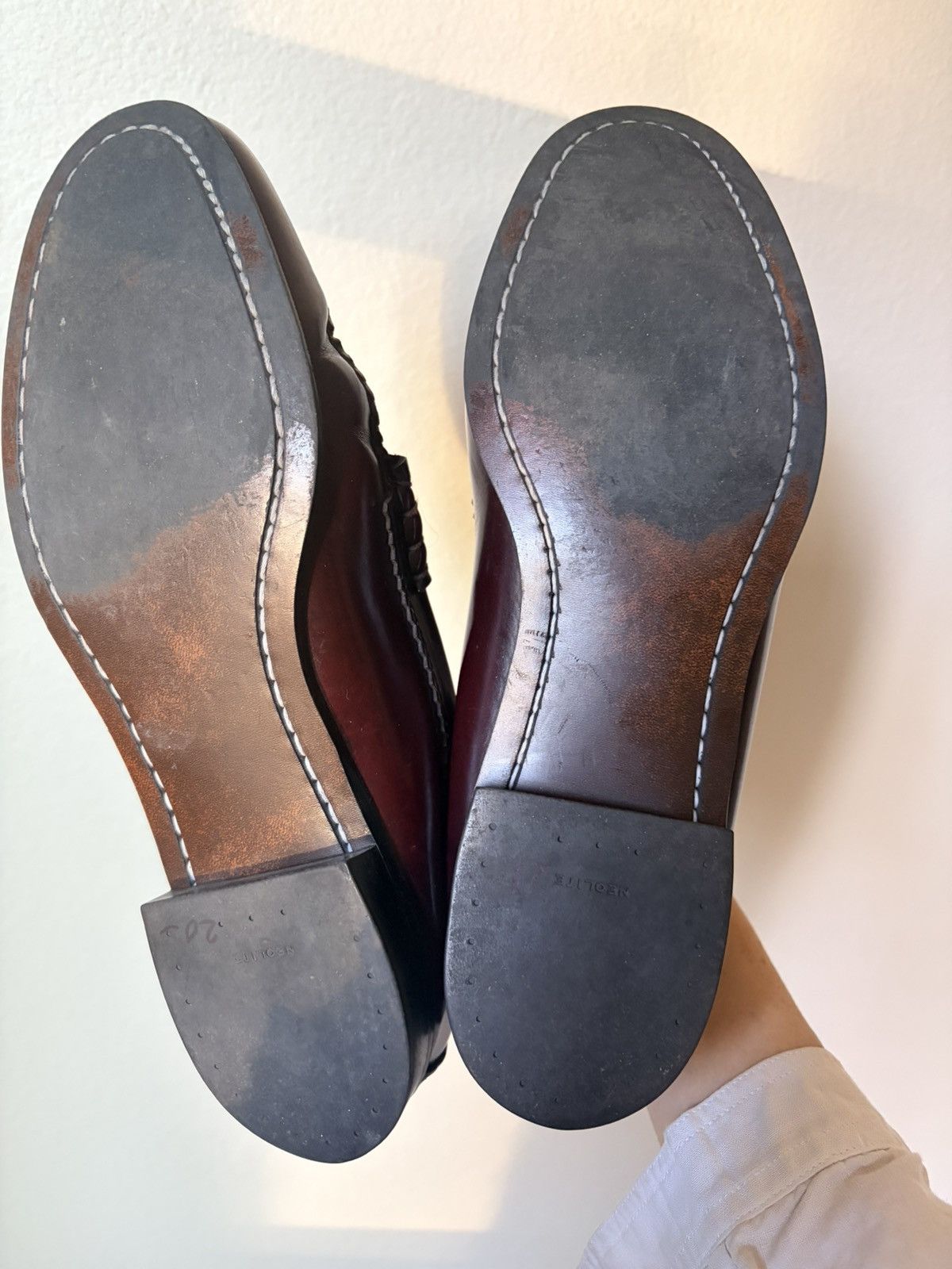 Other Vintage Leather Men’s (Neolite Sole) Loafers Size US 9.5 / EU 42-43 - 2 Thumbnail