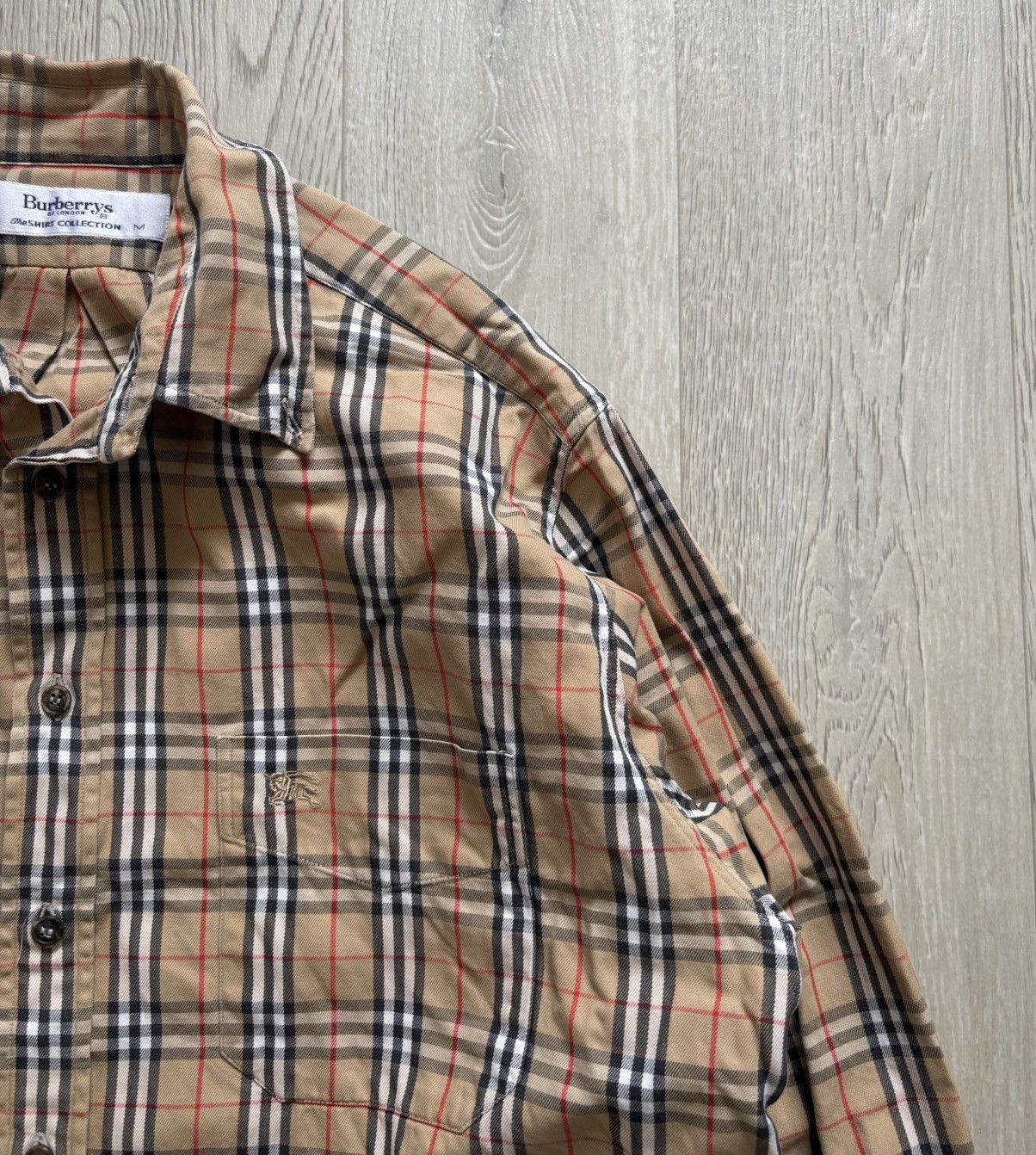 Burberry × Vintage Vintage Burberrys London Nova Check Shirt Size US M / EU 48-50 / 2 - 4 Thumbnail