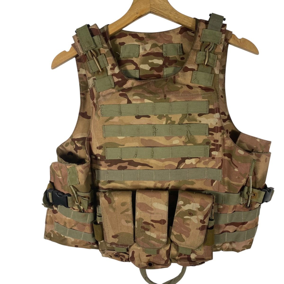 Vintage Vintage Camo Tactical Vest Size 40R - 4 Thumbnail