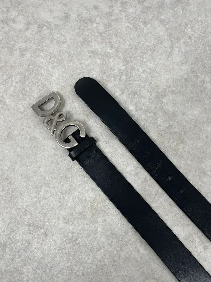 Dolce & Gabbana 2000s Dolce & Gabbana Black Leather Belt Size ONE SIZE - 3 Thumbnail