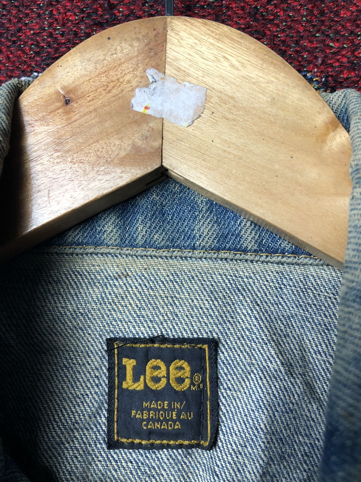 Vintage Lee Blue Denim Jeans Trucker Jacket