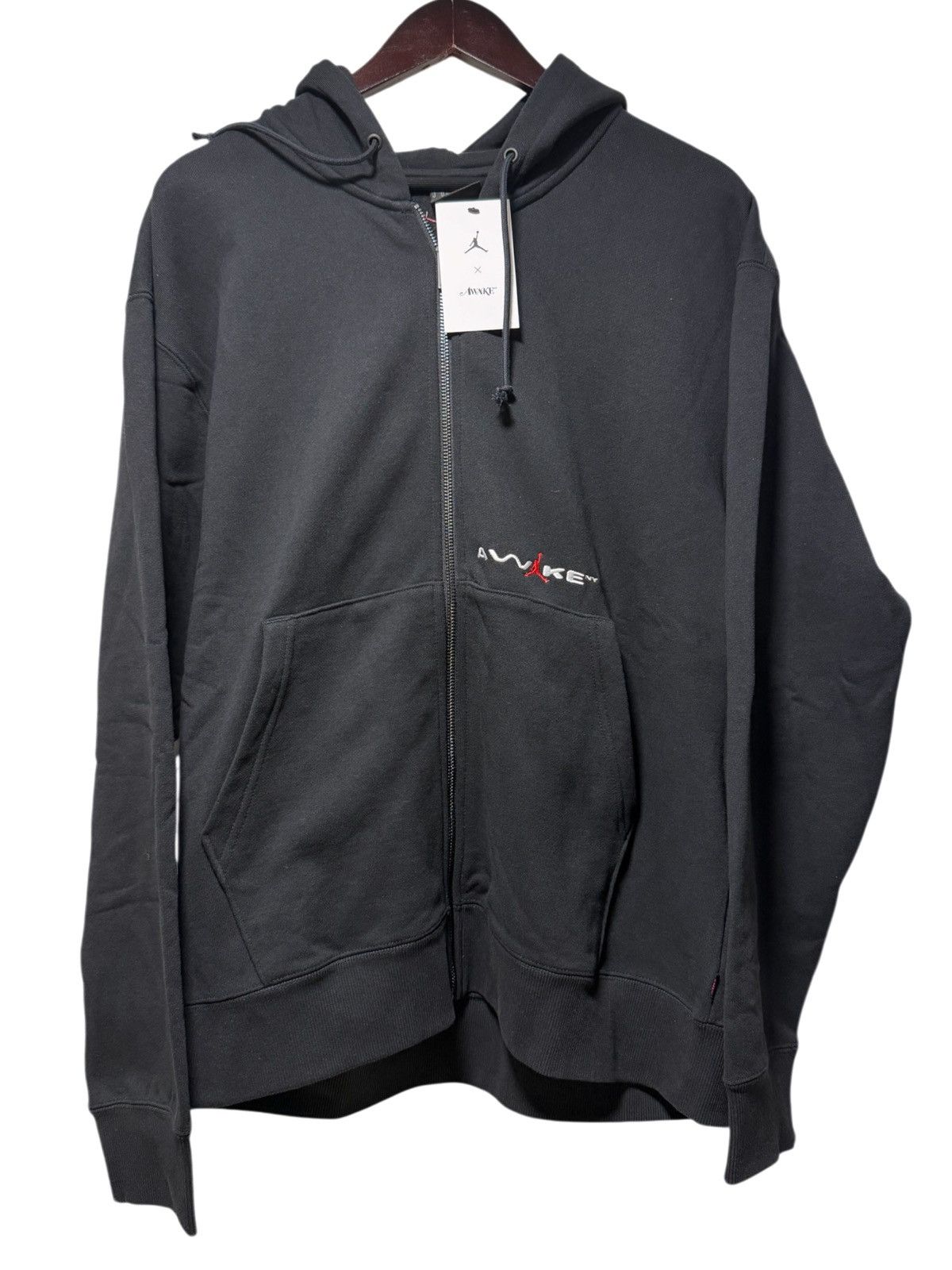 Awake NY × Jordan Brand Awake NY X Jordan Full-Zip Fleece Hoodie Black Size L New Size US L / EU 52-54 / 3 - 5 Thumbnail