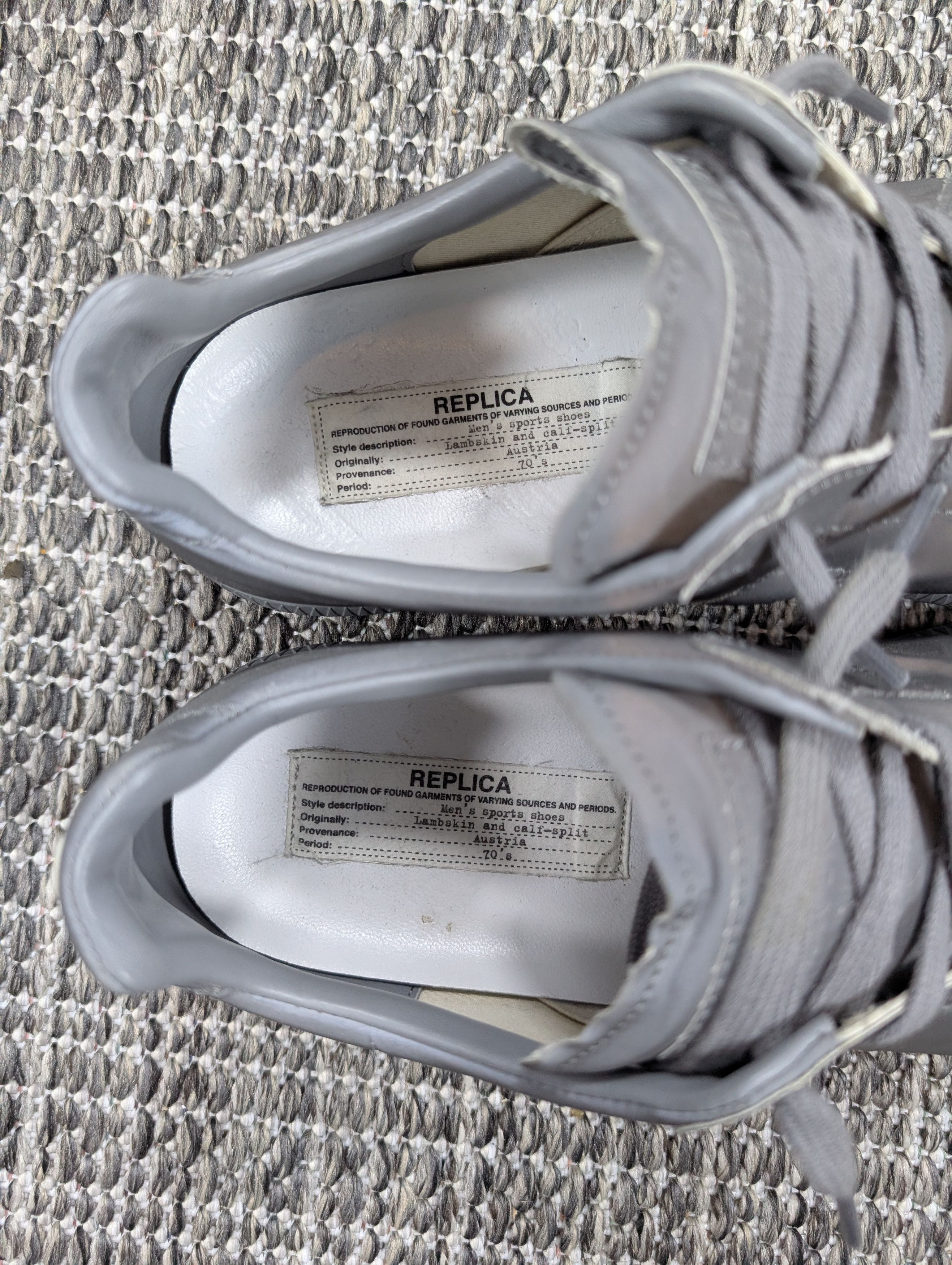 Maison Margiela Maison Margiela Gat 3M Reflective Grey Silver Sneakers Size US 9 / EU 42 - 7 Thumbnail