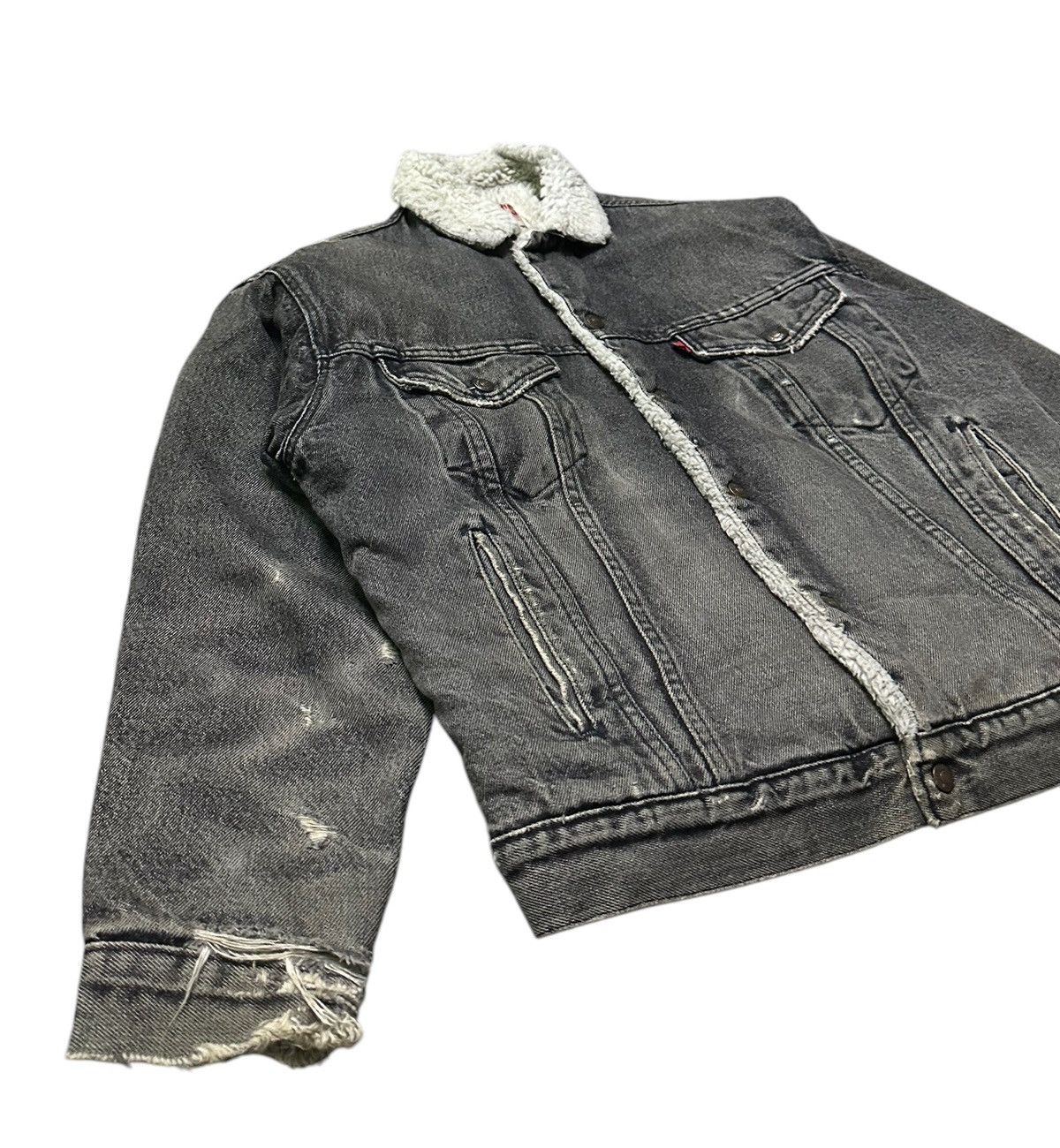 Levi's Vintage Levis sherpa trucker denim jacket Size US S / EU 44-46 / 1 - 4 Thumbnail