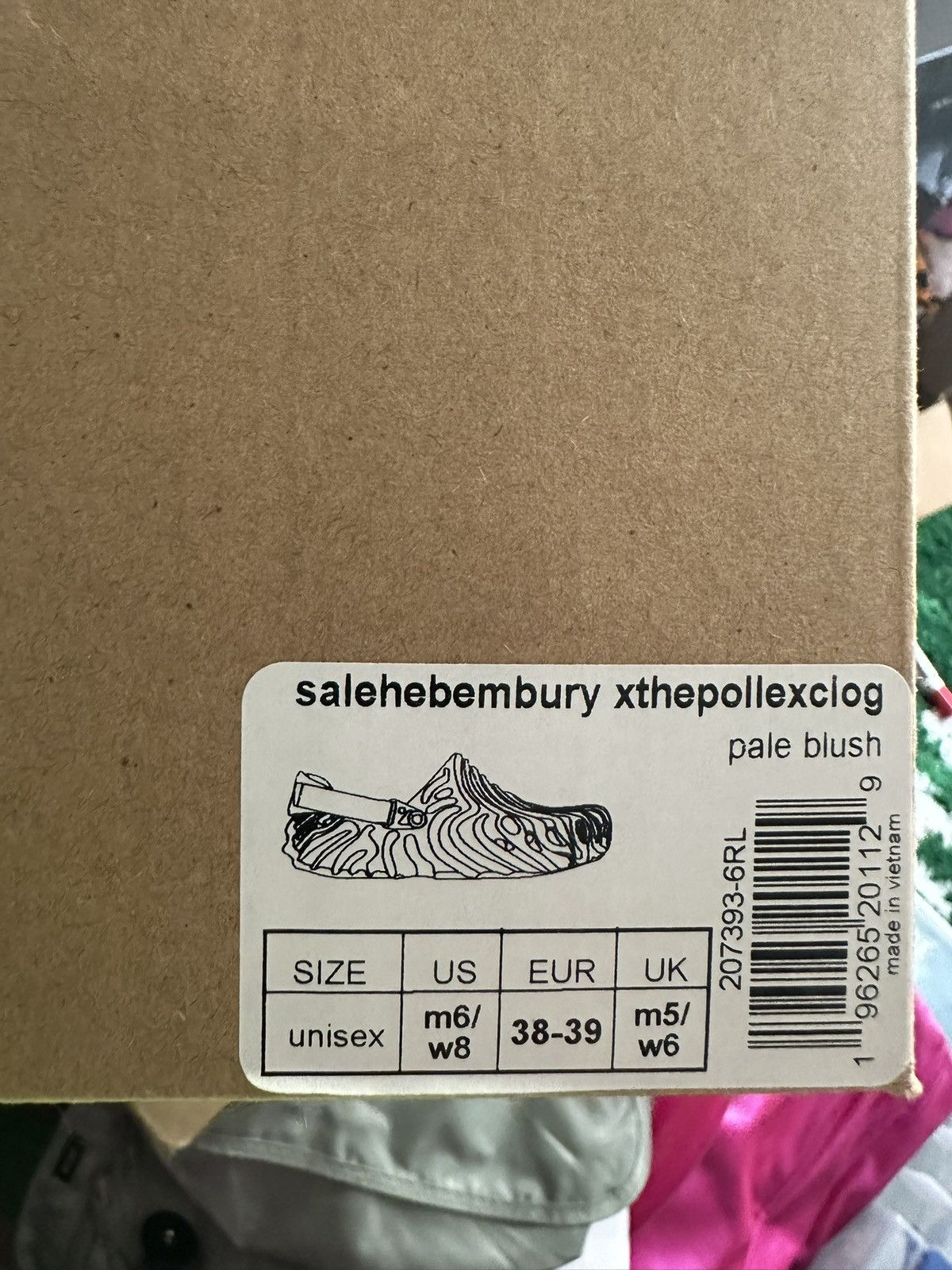 Crocs × Salehe Bembury PALE BLUSH SALEHEBEMBURY CROCS Size US 6 / EU 39 - 8 Thumbnail