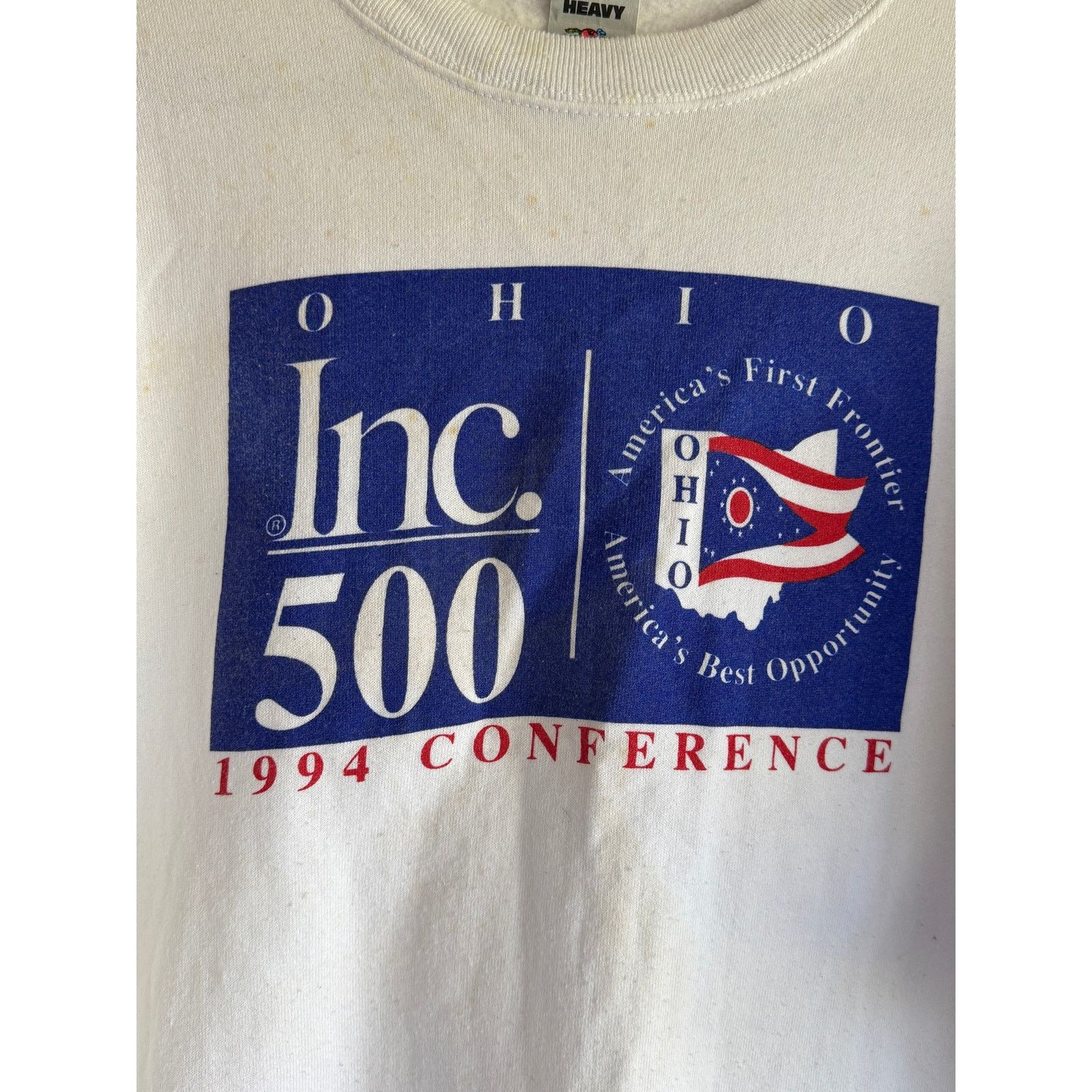 Fruit Of The Loom Vintage 1994 Ohio Inc 500 Conference Crewneck XL USA Size US XL / EU 56 / 4 - 2 Thumbnail
