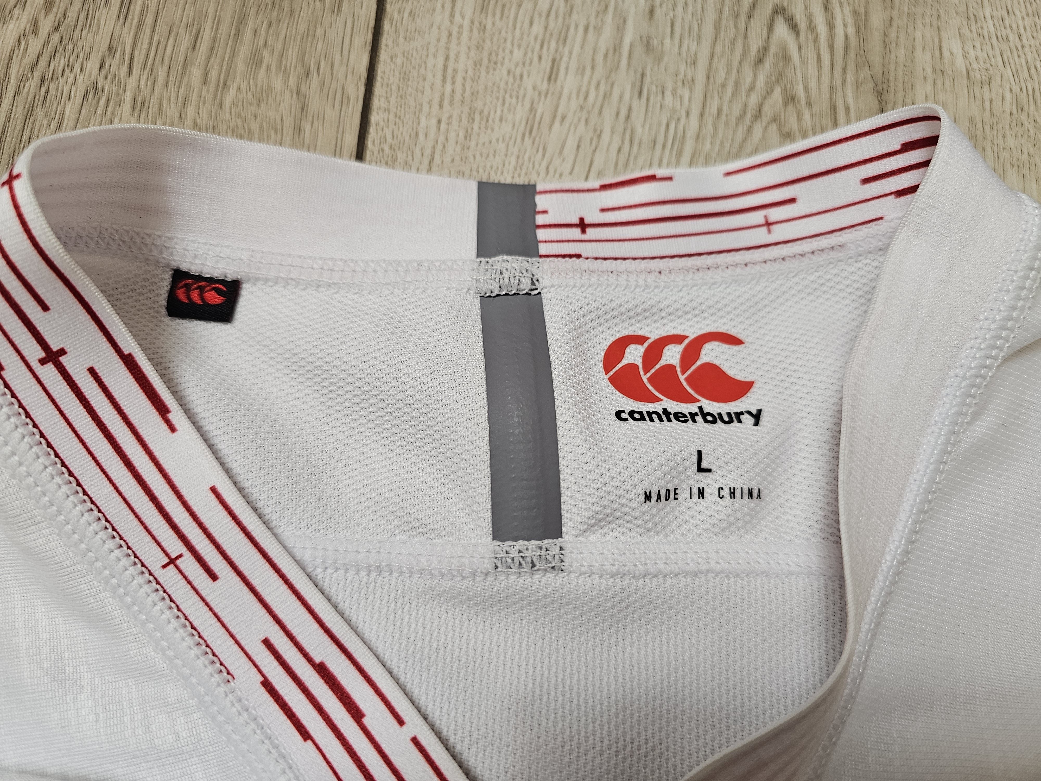 Canterbury of New Zealand ENGLAND RUGBY SHIRT 2019 RUGBY JERSEY WORLD CUP 2019 Size US M / EU 48-50 / 2 - 7 Thumbnail