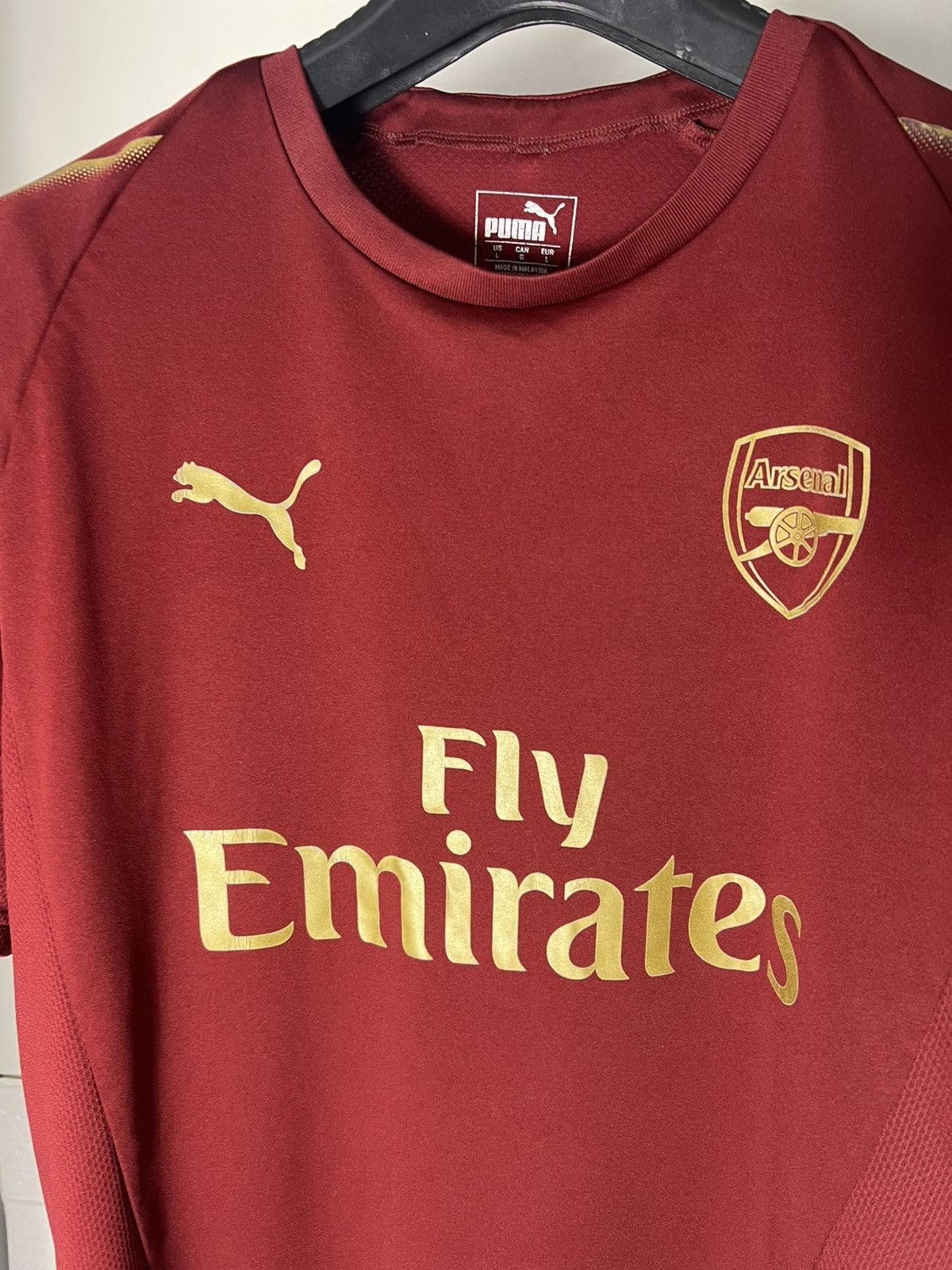 Puma × Vintage VERY RARE PUMA FC ARSENAL LONDON ENGLAND SOCCER JERSEY Y2K Size US L / EU 52-54 / 3 - 2 Thumbnail