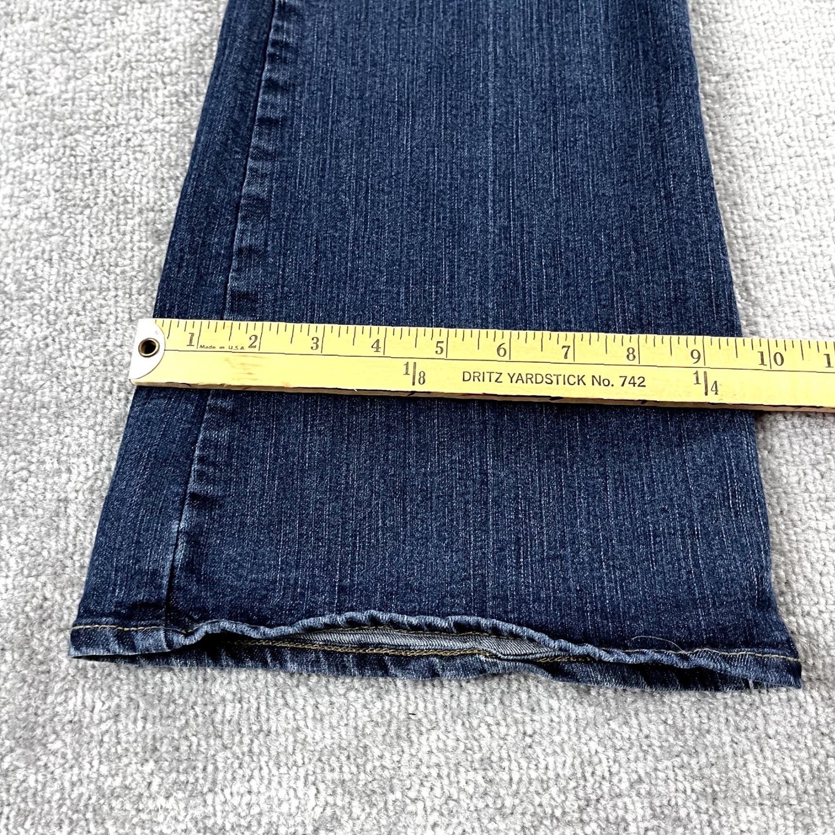 Paige PAIGE Jeans Women Size 32 Noah Flared Blue Denim Stretch Mid Rise 5-Pocket Jeans Womens Size 24" / US 00 / IT 34 - 7 Thumbnail
