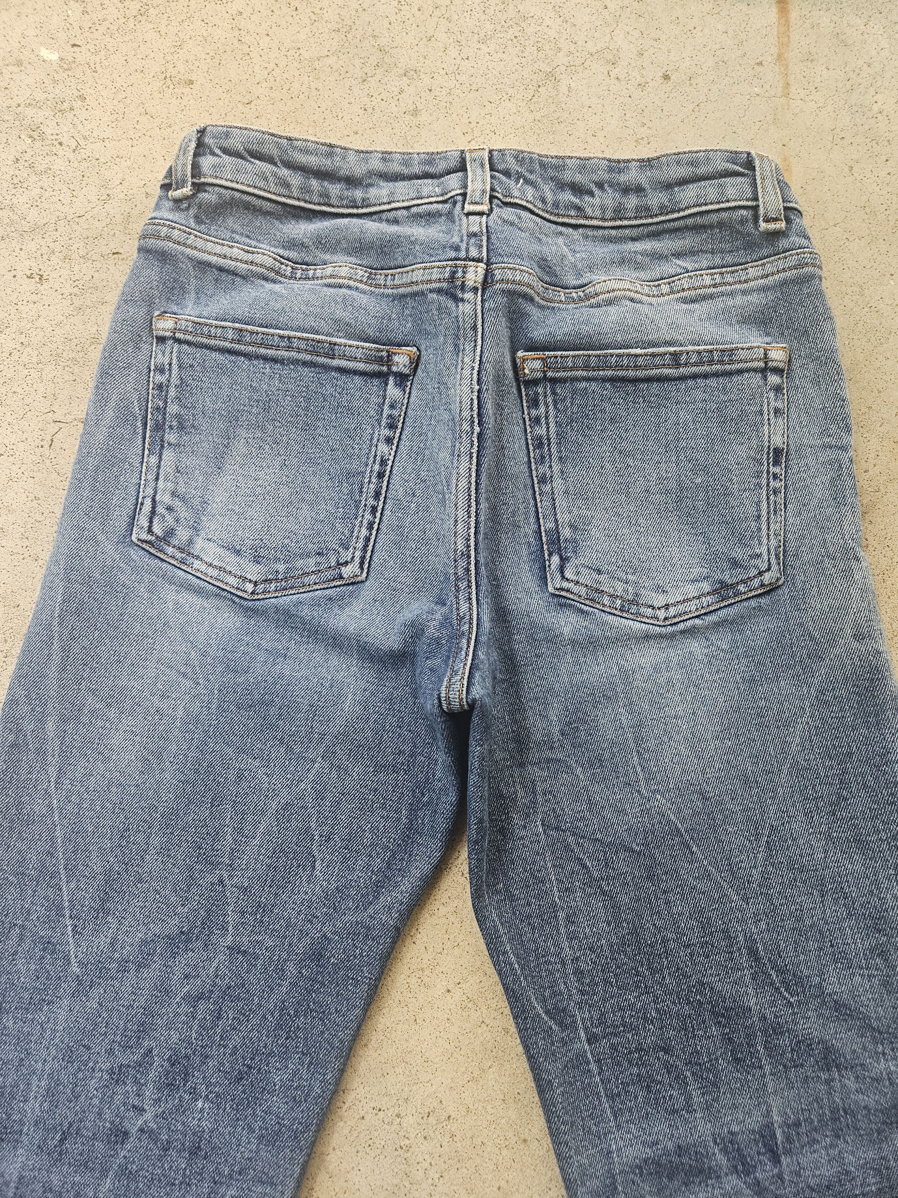 Acne Studios Row Fringe CLTVT Blue Denim Jeans Size US 26 / EU 42 - 4 Thumbnail