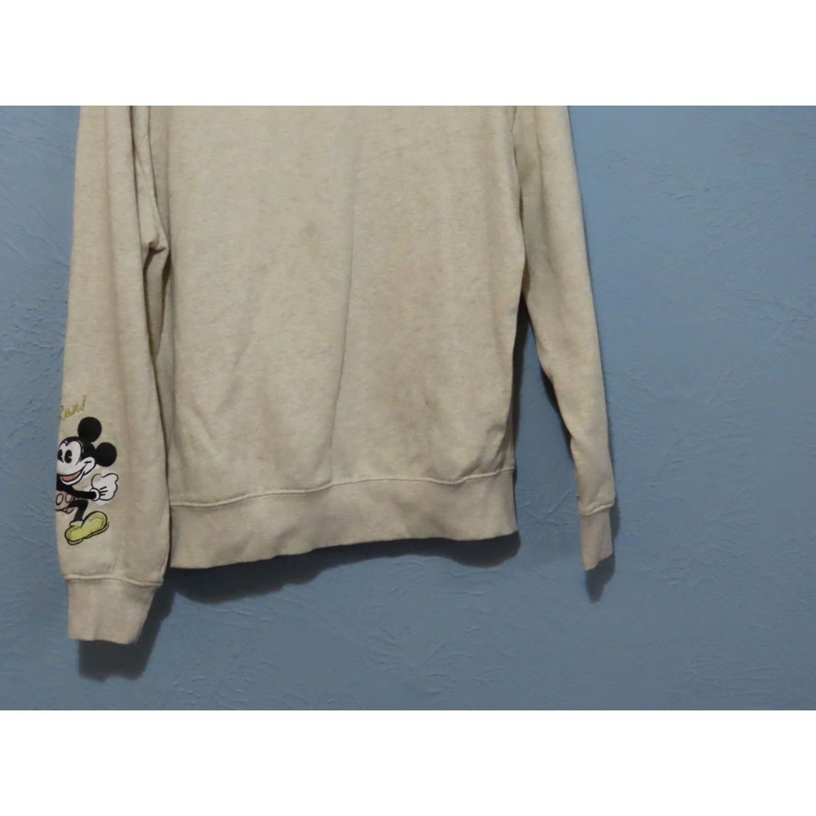 Disney Disney Women's Hoodie Mickey & Minnie Have Places to Go Fleece Pullover Embroidered Logo Graphic Ivory S Size S / US 4 / IT 40 - 7 Thumbnail