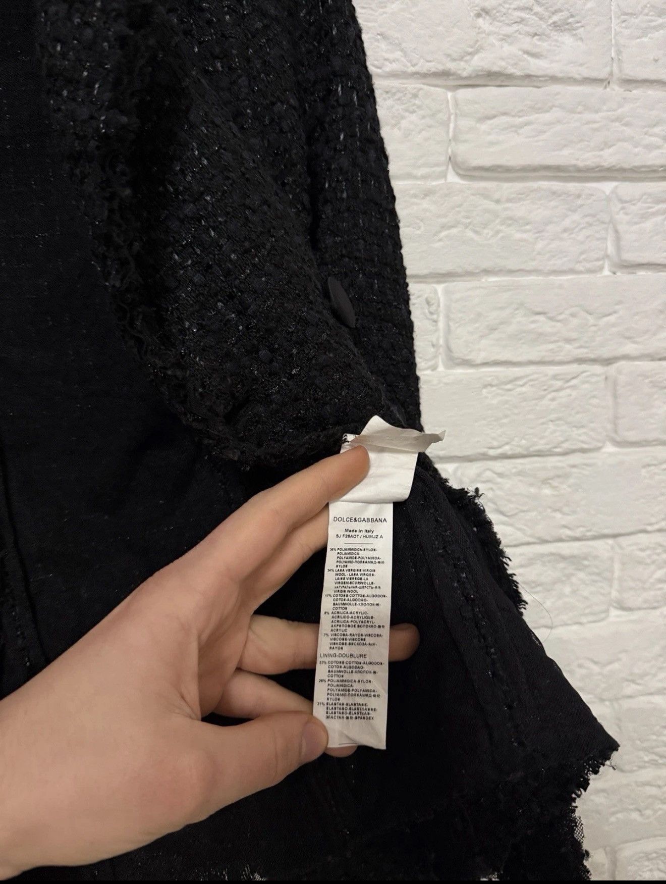 Dolce & Gabbana Rare Chic Dolce Gabbana Boucle Tweed Blazer Japan Exclusive Size XS / US 0-2 / IT 36-38 - 7 Thumbnail