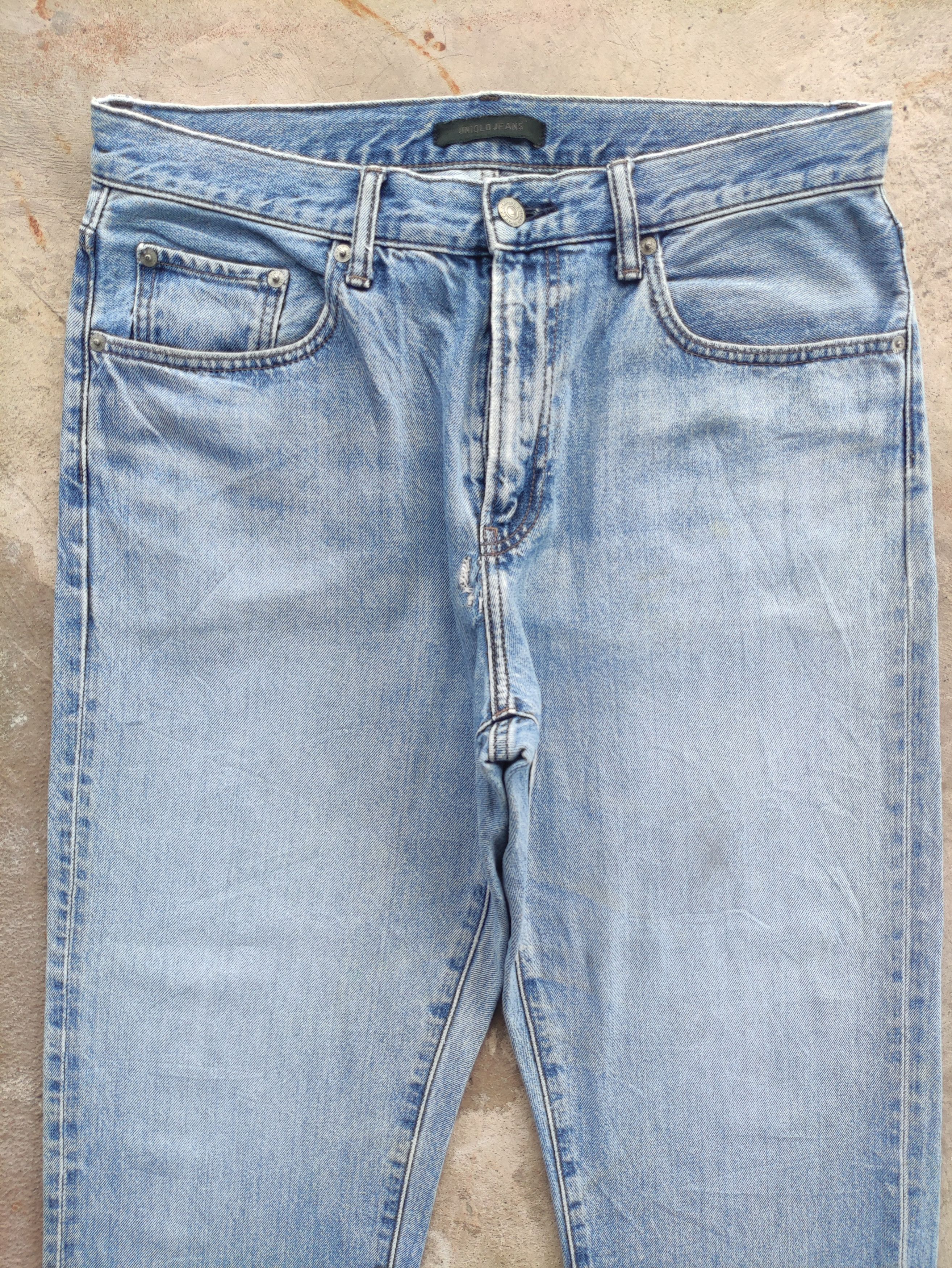 Japanese Brand Vintage Japanese Jean Distressed Faded Denim Pants Size US 34 / EU 50 - 3 Thumbnail